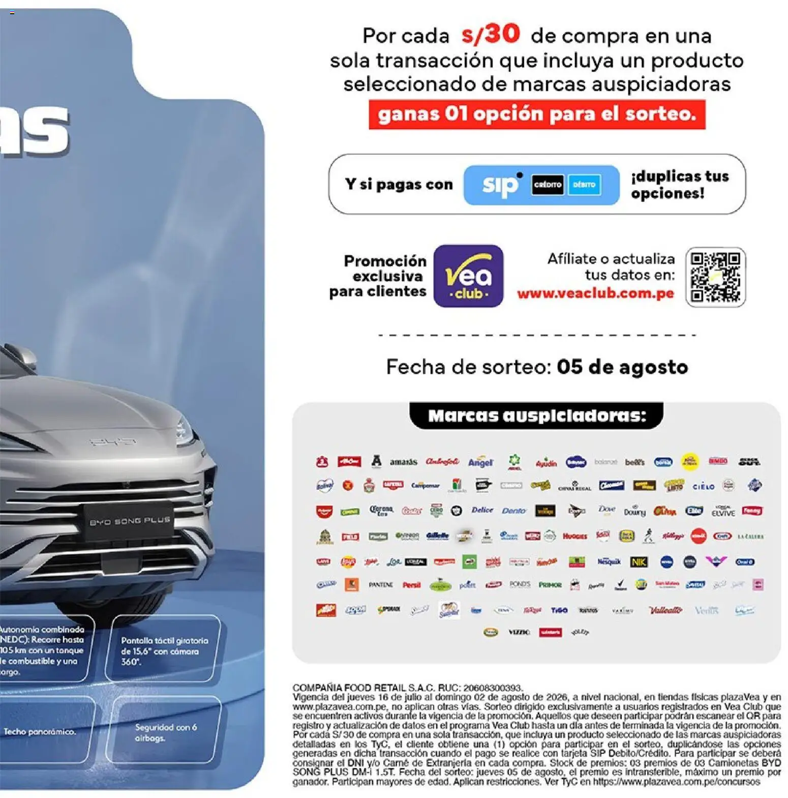 Catálogo Plaza Vea válido desde 16/07/2026 | Página: 3 | Productos: Cámara