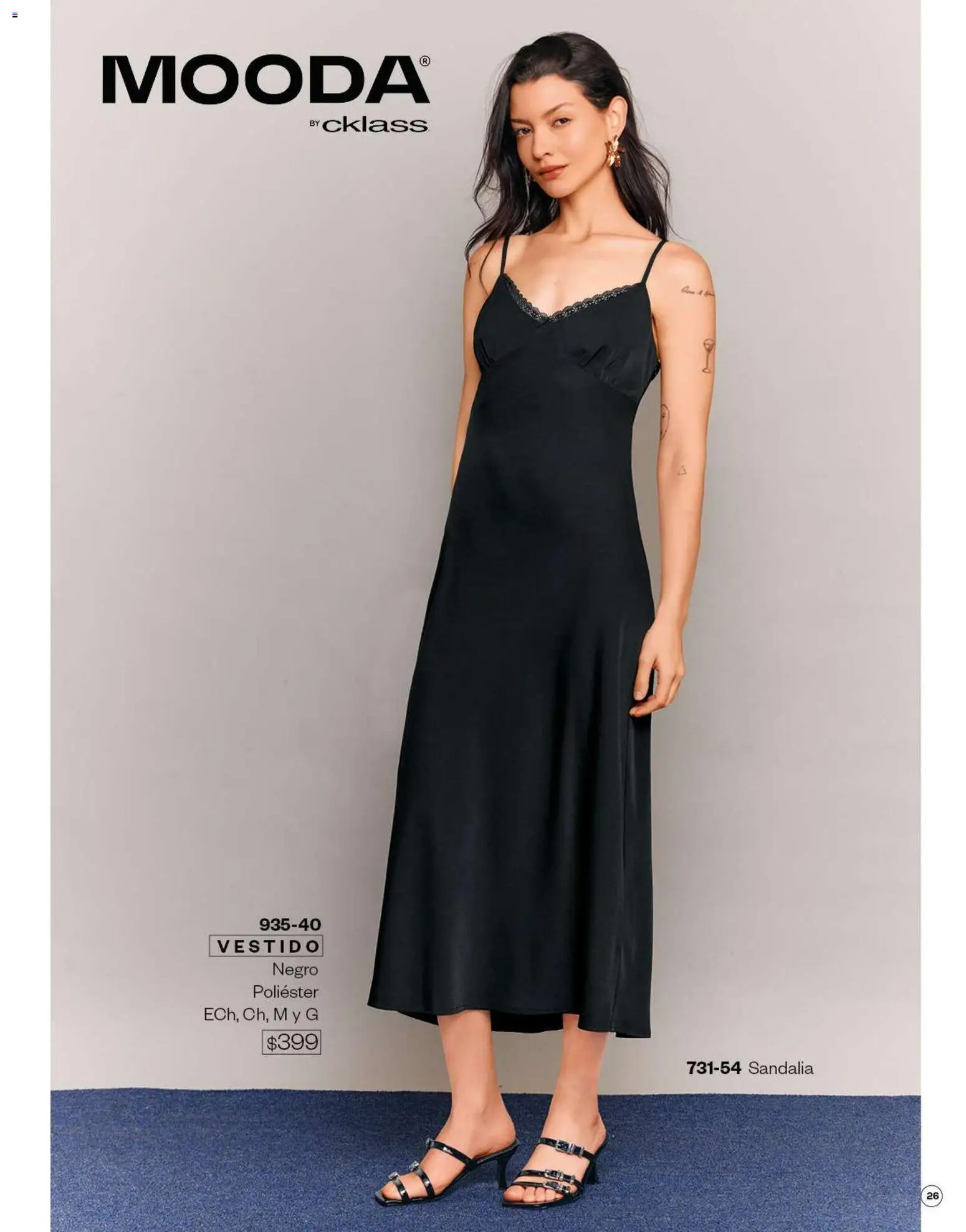 Nuevas ofertas de Cklass válidas en toda la República Mexicana desde el 05.03.2026. ¡Encuentra las mejores ofertas en Cklass catálogo Verano Mooda! | Página: 27 | Productos: Vestido