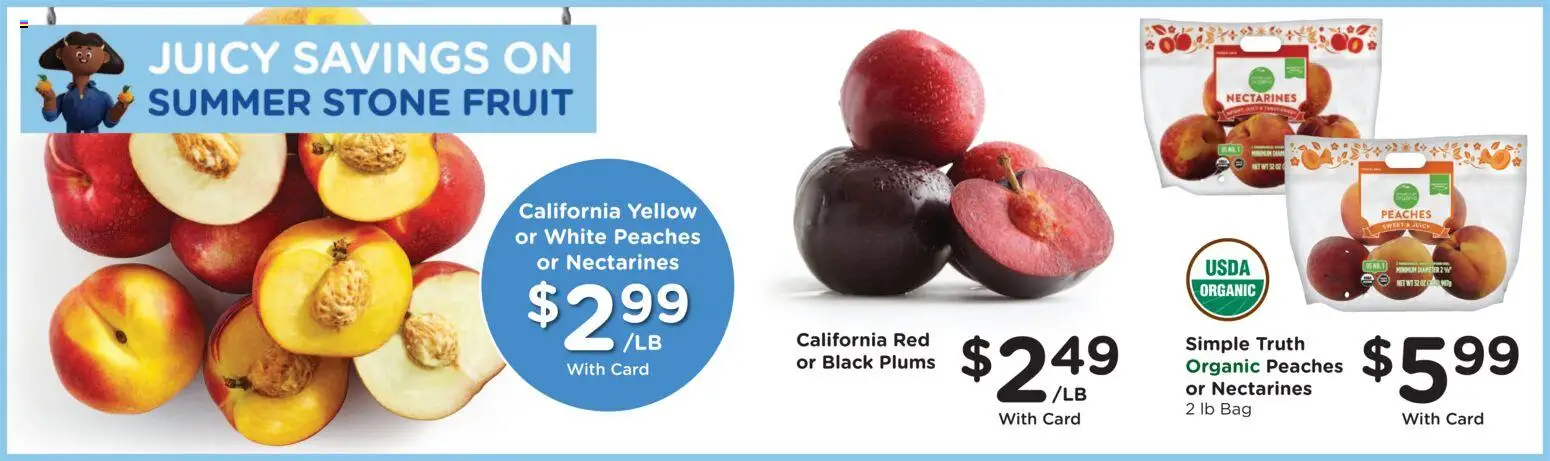 Fry's Food Weekly Ad - valid from 17.06.2026 | Page: 10 | Products: Peaches, Bag