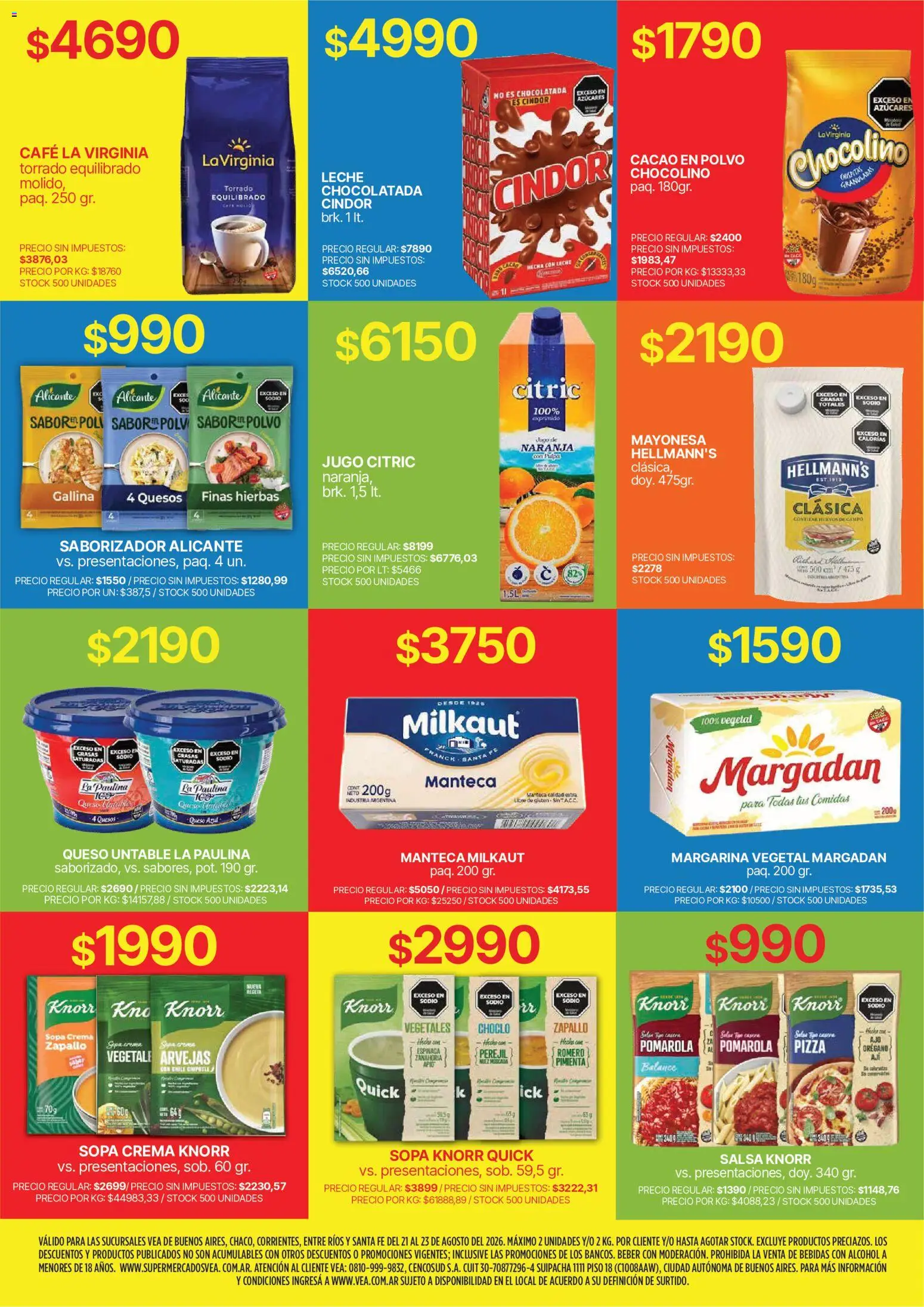 Vea - Fin de semana de ahorro | BA Nea │ válido desde el 21/08/2026 | Página: 6 | Productos: Mayonesa, Pimienta, Queso, Orégano
