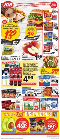 Preview of IGA weekly ads valid from 09/09/2026