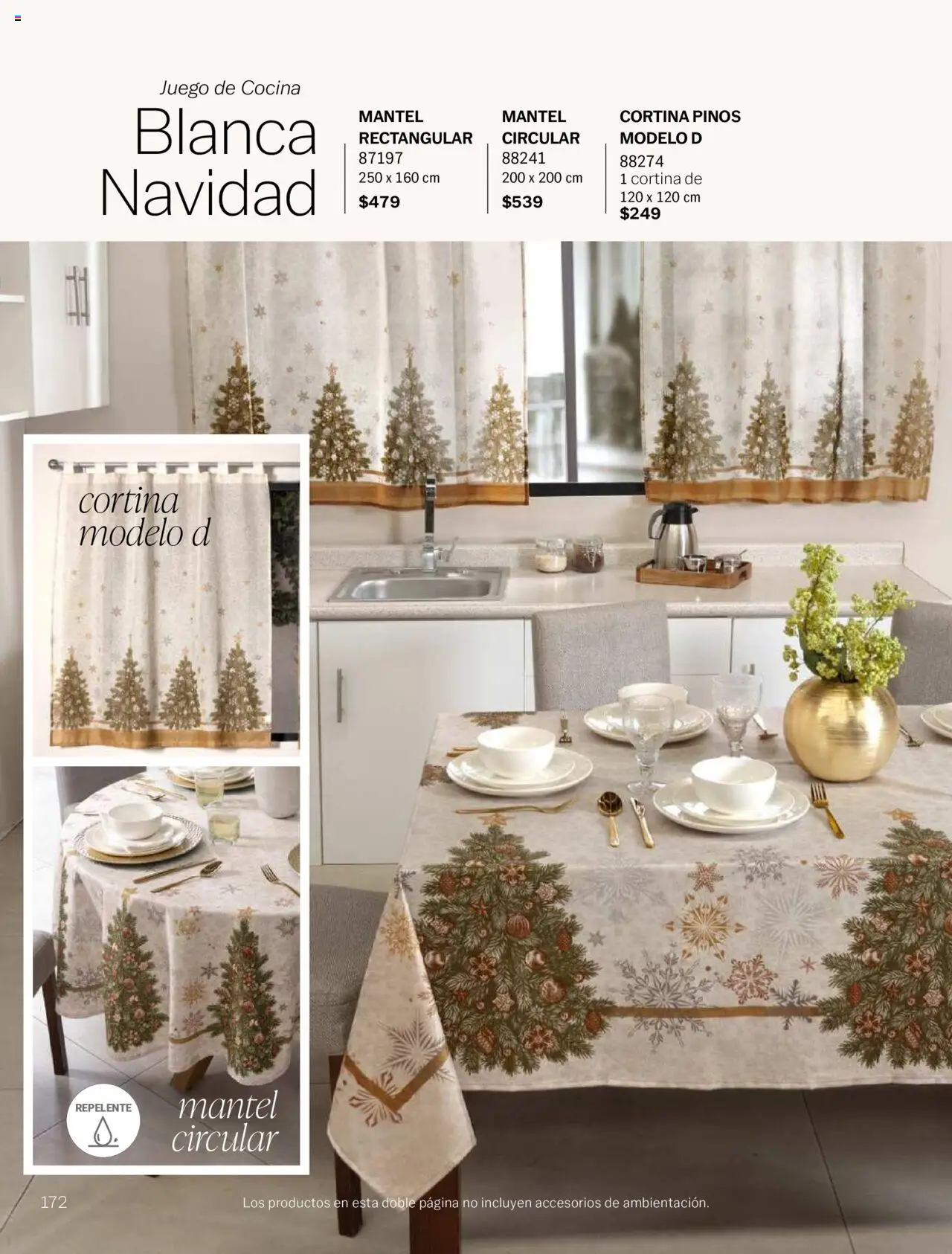 Nuevas ofertas de Vianney válidas en toda la República Mexicana desde el 15/08/2025. ¡Encuentra las mejores ofertas en Vianney - Catálogo Invierno! | Página: 174 | Productos: Mantel, Juego, Repelente, Cocina