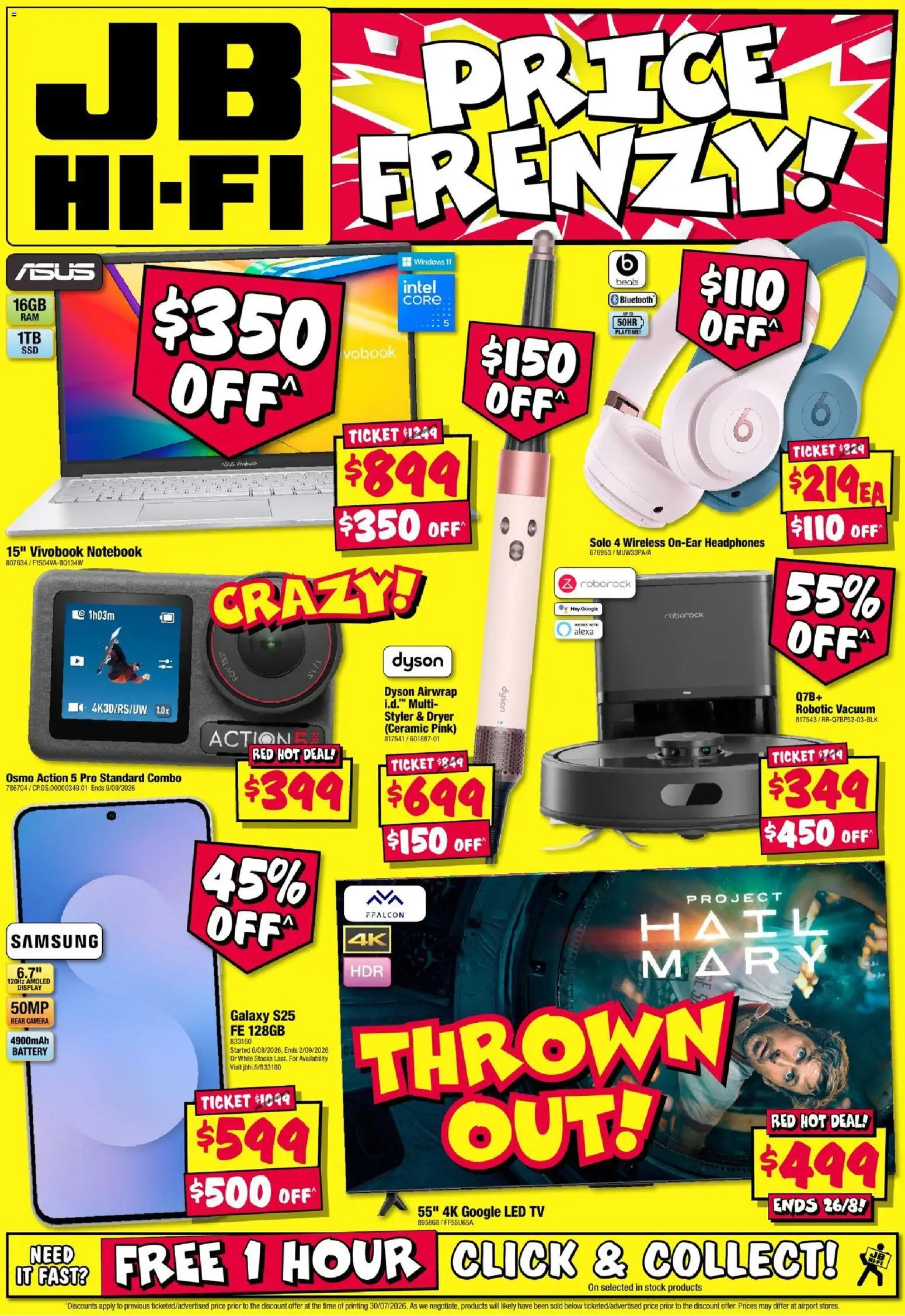 JB Hi-Fi catalogue - valid from 13/08/2026 | Page: 32 | Products: Battery, Notebook, Camera, Dryer