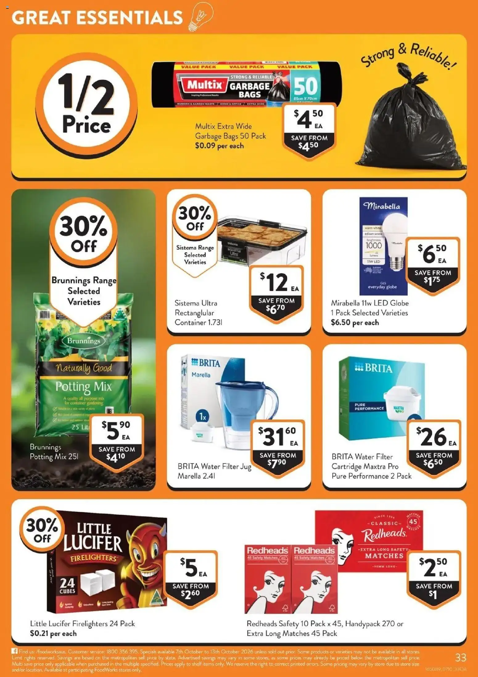 Foodworks catalogue QLD - 07/10/2026 > weekly / monthly specials | Page: 33