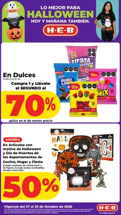Vista previa de H-E-B folleto, nuevo folleto de la tienda, válido en México a partir del 27/10/2026