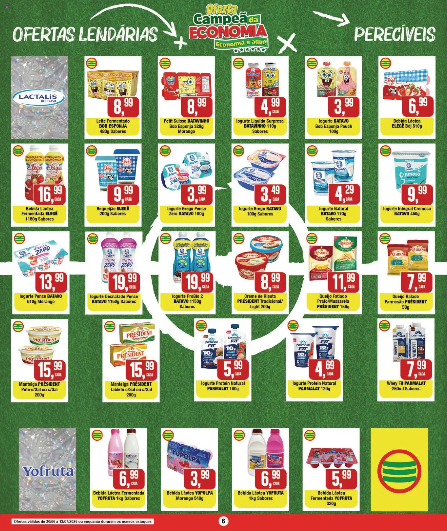 RedEconomia Folheto - válido de 13/07/2026 | Página: 6 | Produtos: Esponja, Creme, Bebida, Leite fermentado
