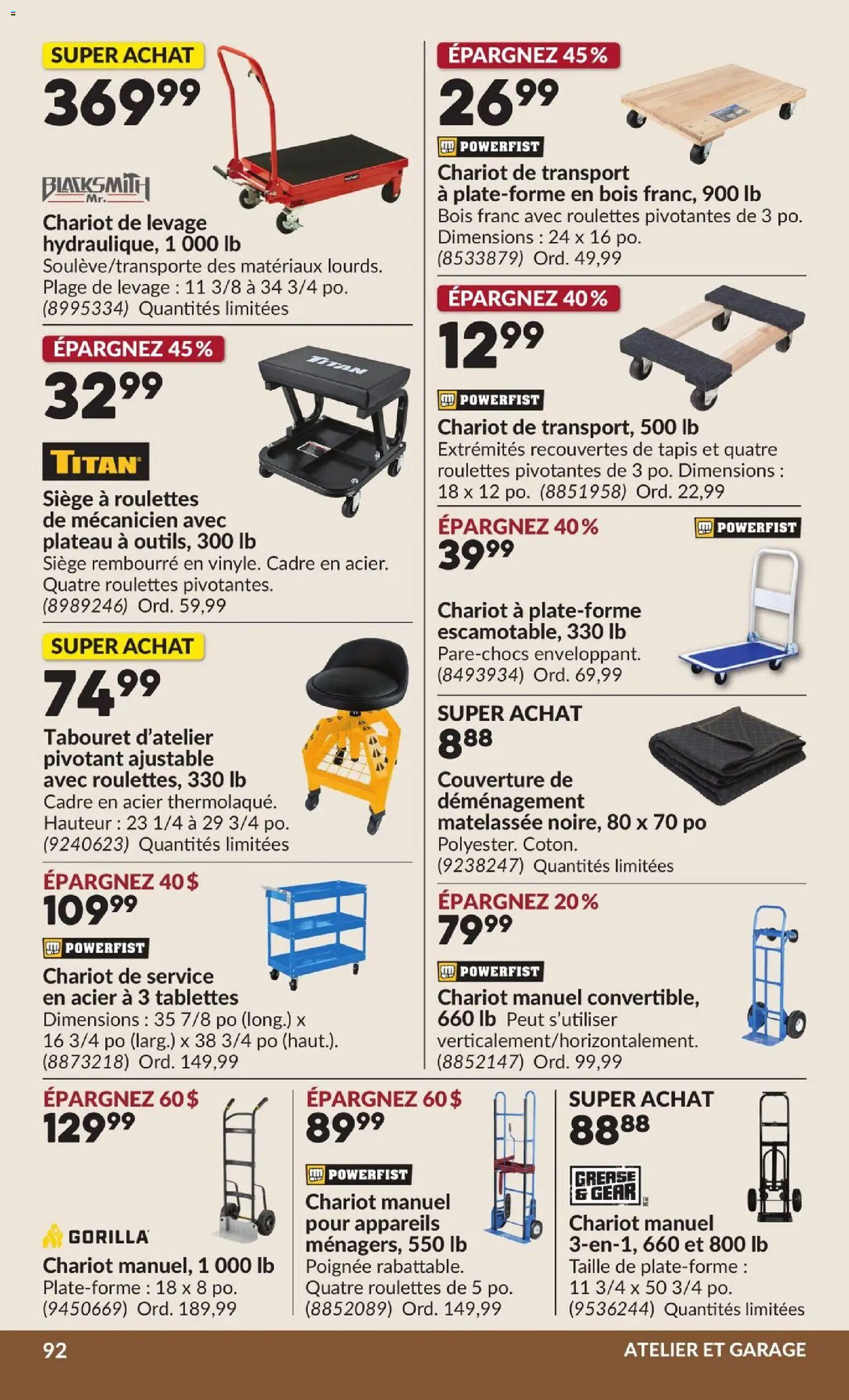 Princess Auto flyer valid from Sep 22, 2026 | Page: 97