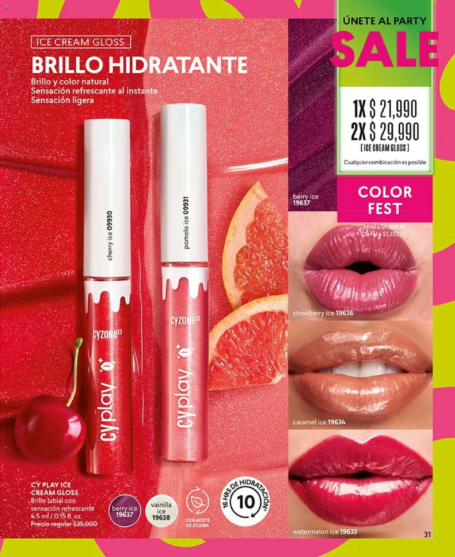 CyZone revista - valida desde el 17.07.2026 | Página: 43 | Productos: Brillo, Combinación, Aceite
