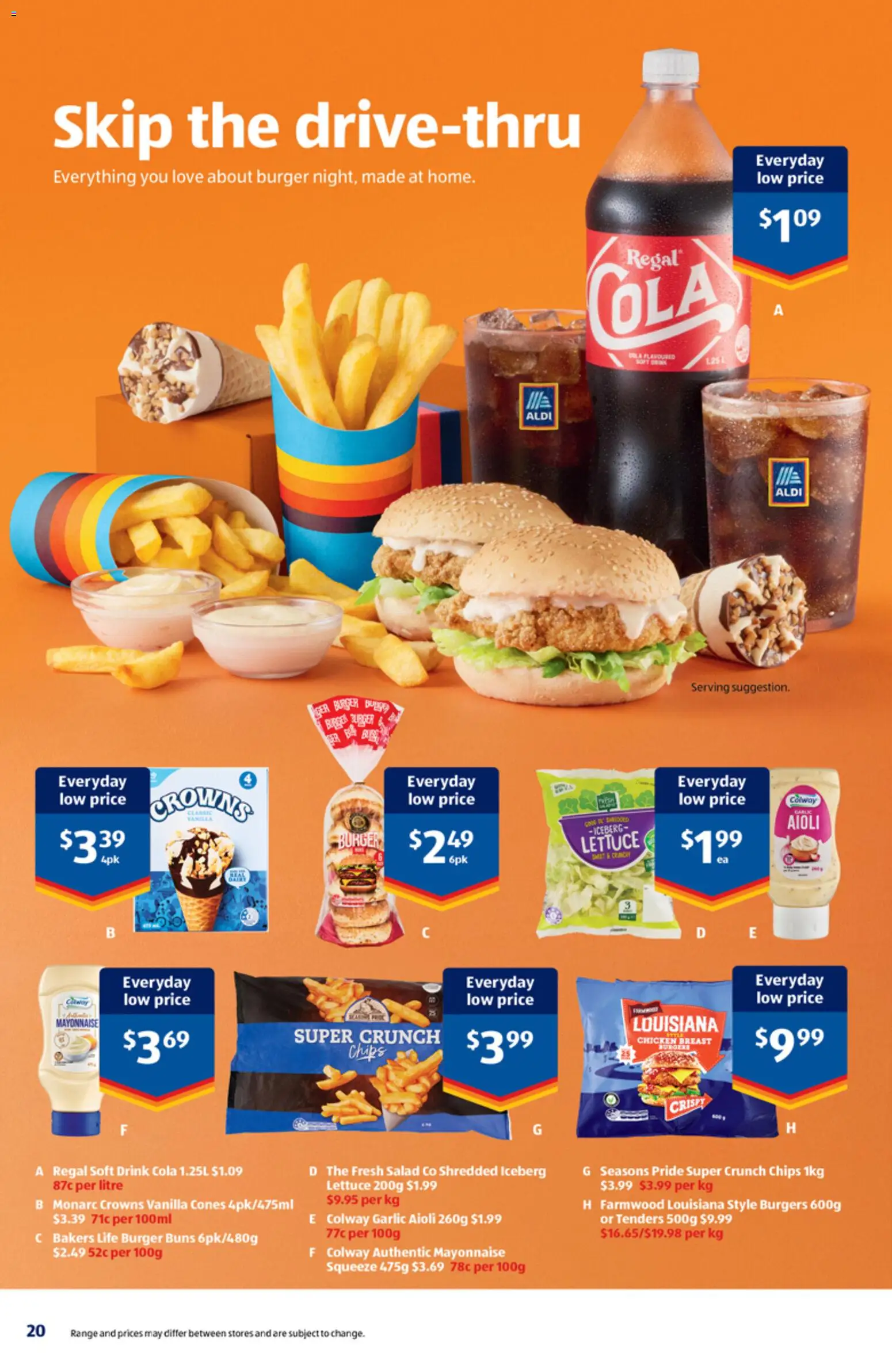Aldi catalogue - valid from 30/09/2026 | Page: 20 | Products: Fries, Ice cream, Ice, Frozen fries