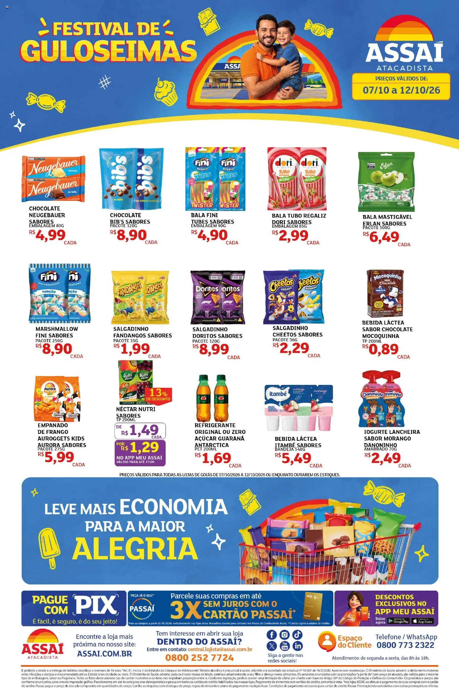 Assaí Atacadista Folheto - válido de 07/10/2026 | Página: 1