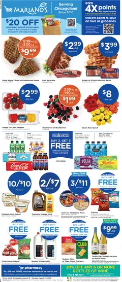 Preview of Mariano's weekly ads valid from 08/19/2026