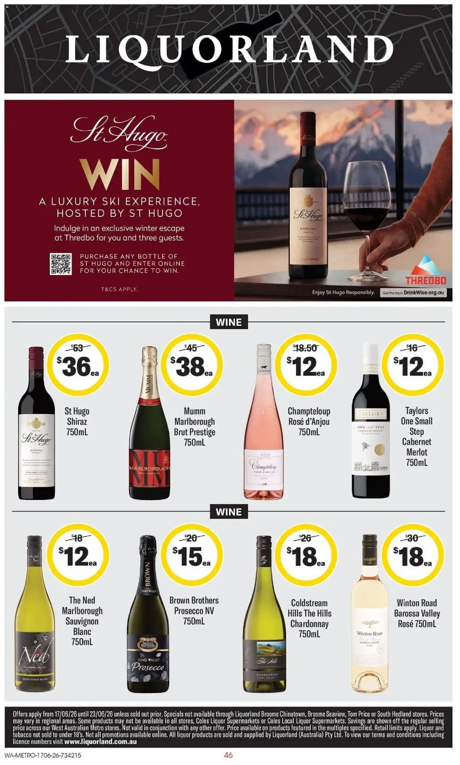 Coles catalogue - valid from 16.06.2026 | Page: 46 | Products: Wine