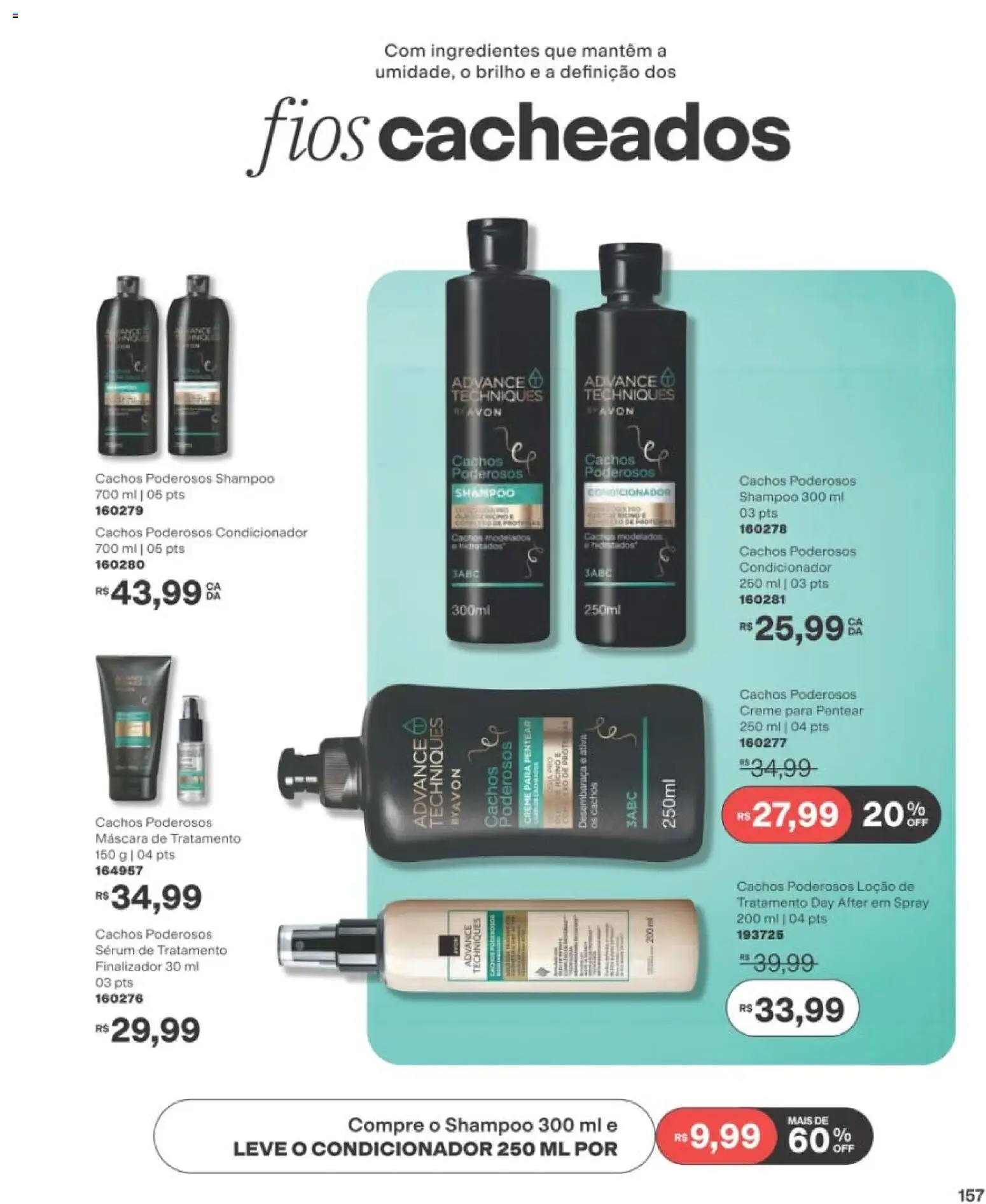 Avon Folheto - válido de 29/06/2026 | Página: 157 | Produtos: Condicionador, Sérum, Creme, Creme para pentear