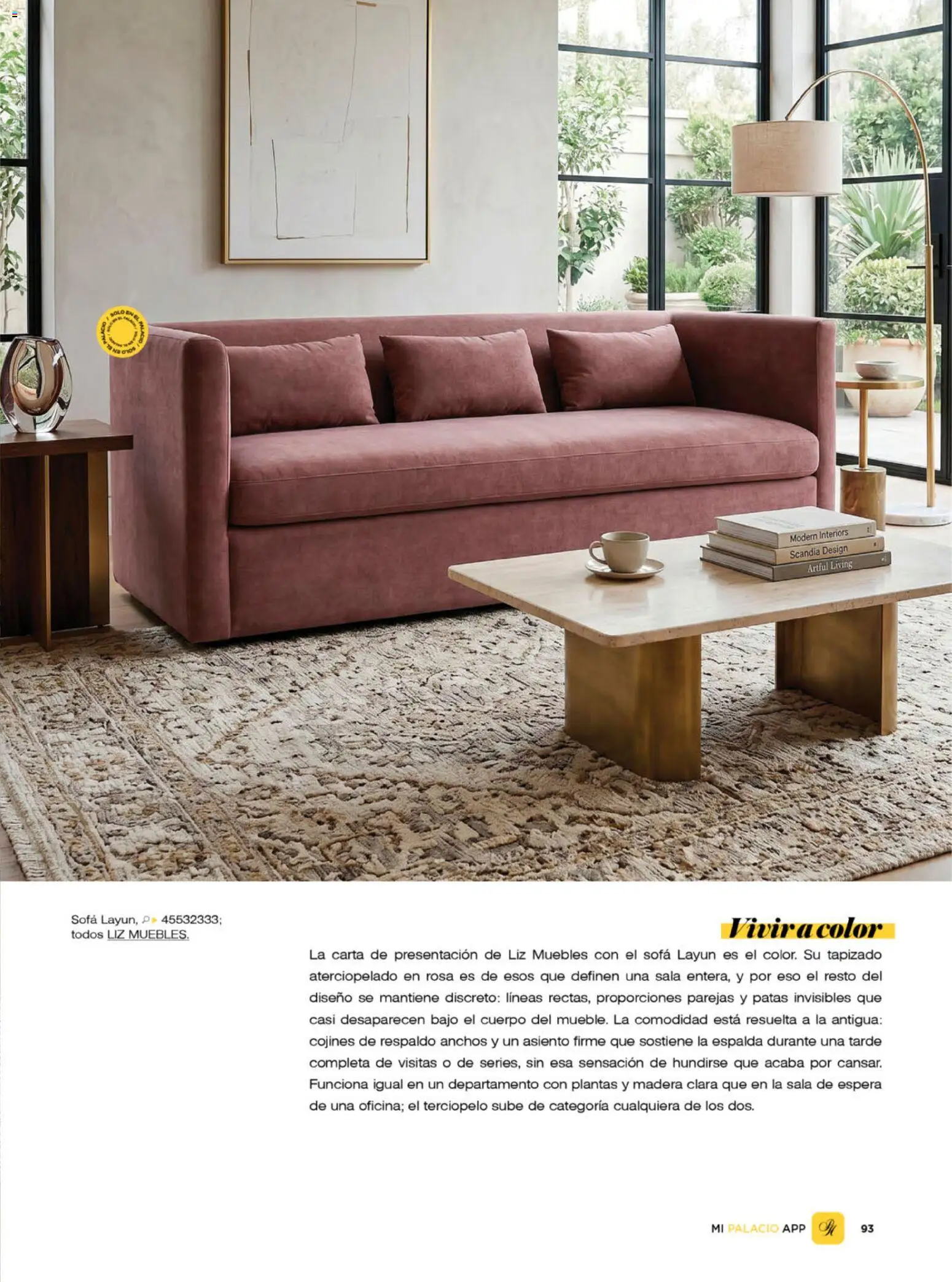 Nuevas ofertas de Palacio De Hierro válidas en toda la República Mexicana desde el 01/09/2026. ¡Encuentra las mejores ofertas en Palacio De Hierro catálogo La Gaceta! | Página: 97 | Productos: Sofá, Sala