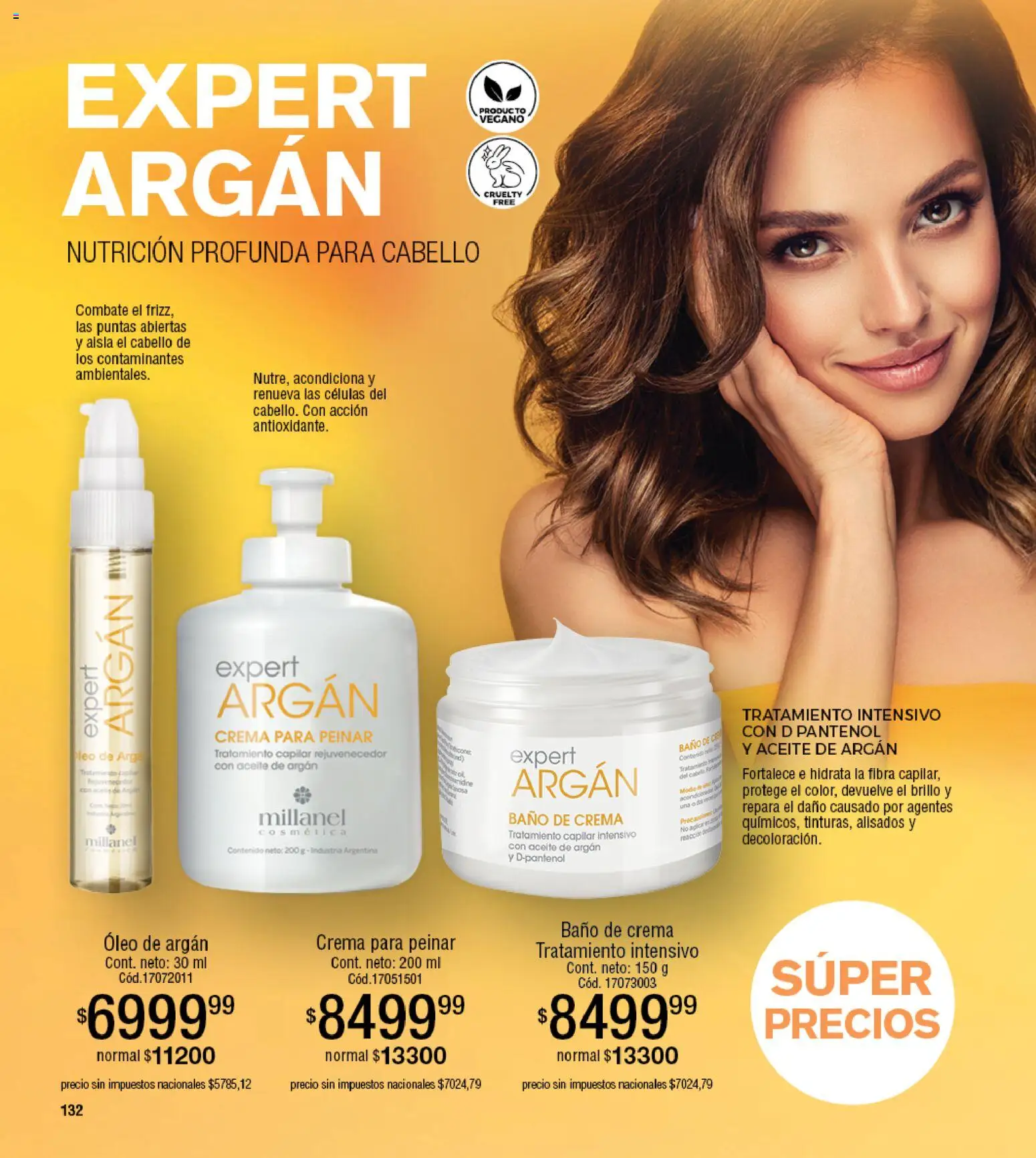 Millanel - Catálogo │ válido desde el 27.04.2026 | Página: 132 | Productos: Baño, Aceite, Brillo, Baño de crema