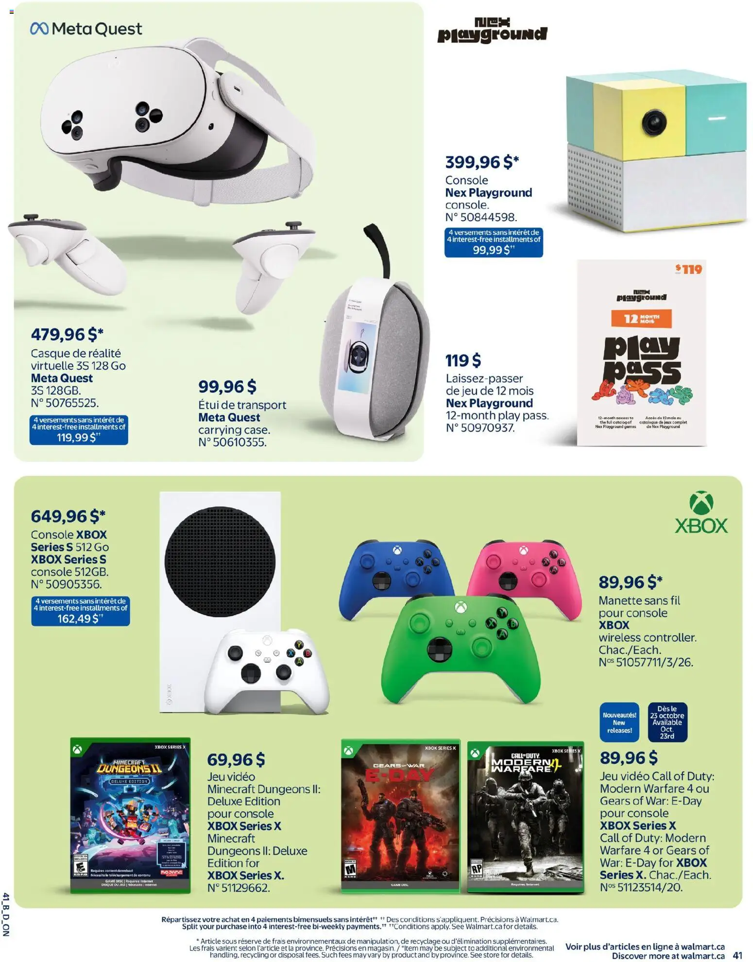 Walmart flyer valid from Oct 15, 2026 | Page: 54