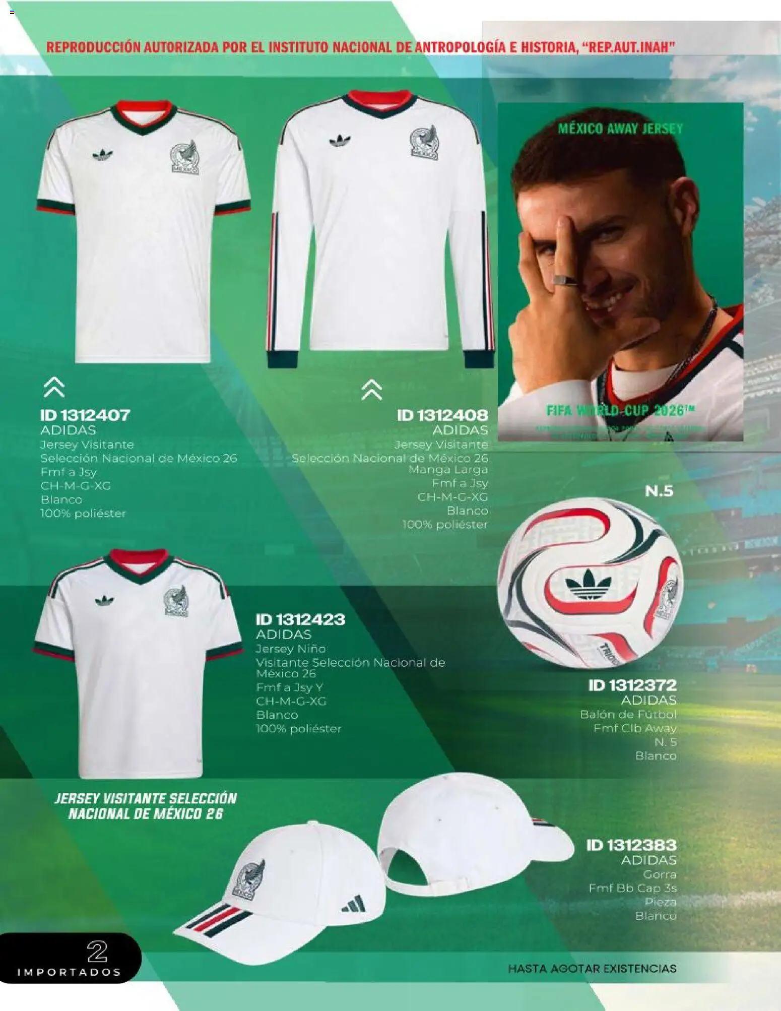 Nuevas ofertas de Price Shoes válidas en toda la República Mexicana desde el 04.06.2026. ¡Encuentra las mejores ofertas en Price Shoes catálogo Fútbol 2026! | Página: 2 | Productos: Gorra, Manga