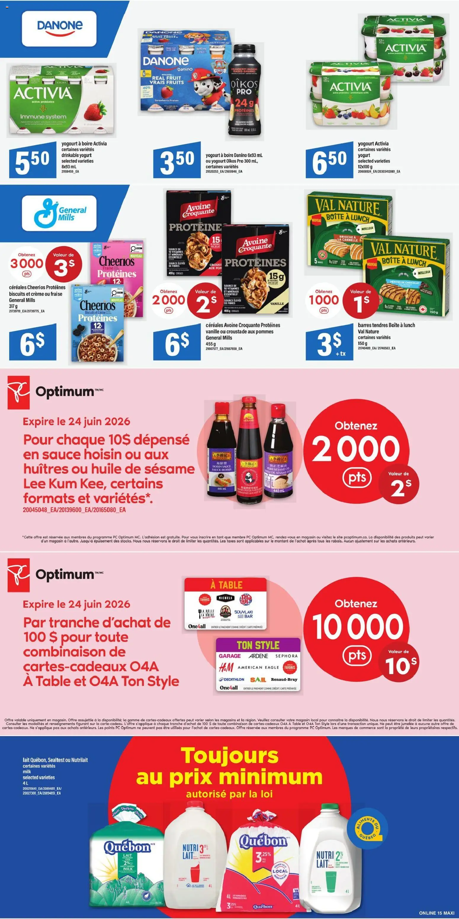 Maxi flyer valid from 18.06.2026 | Page: 19 | Products: PC, Milk, Yogurt, Oil