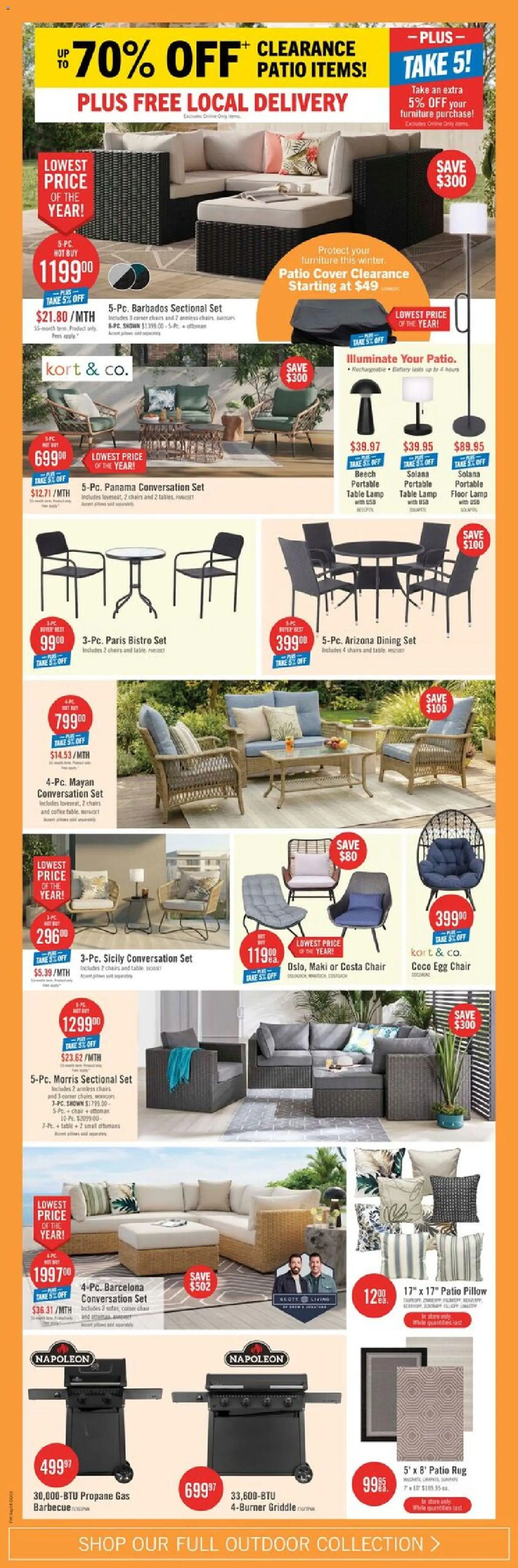 The Brick flyer valid from Sep 18, 2026 | Page: 10