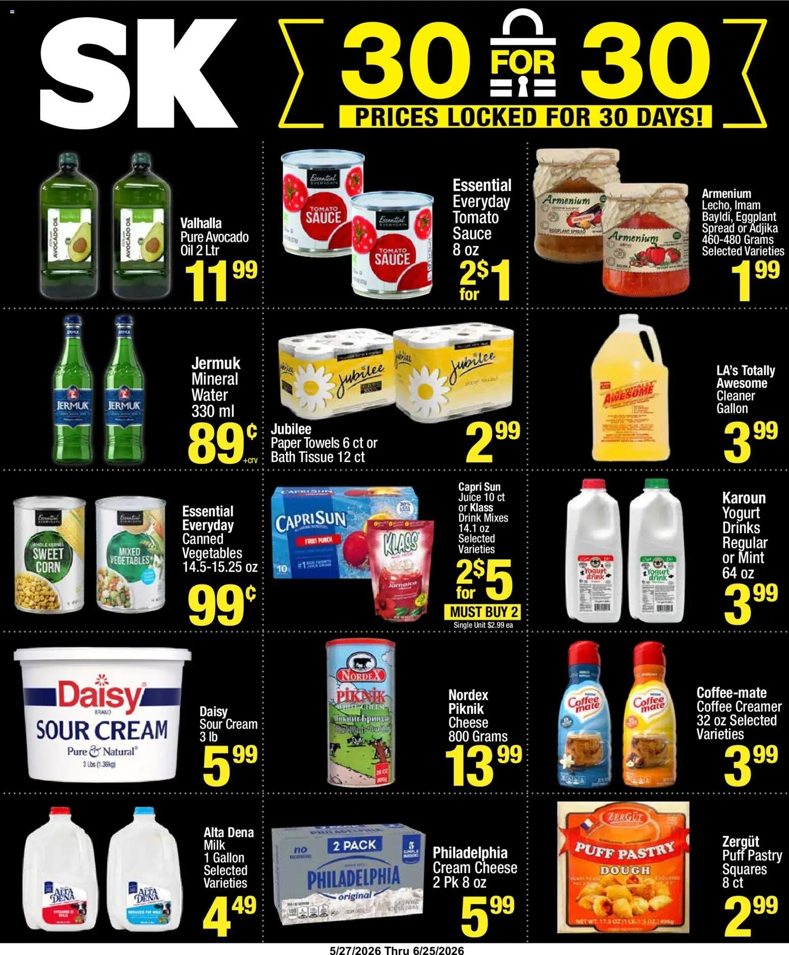Super King Weekly Ad - valid from 10.06.2026 | Page: 11 | Products: Milk, Yogurt, Cream, Water