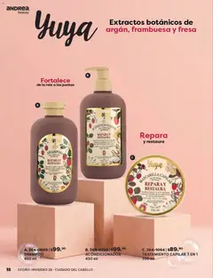 Vista previa de Andrea catálogo Beauty, nuevo folleto de la tienda, válido en México a partir del 23/08/2026 | Página: 52 | Productos: Aceite, Shampoo, Mascarilla, Acondicionador