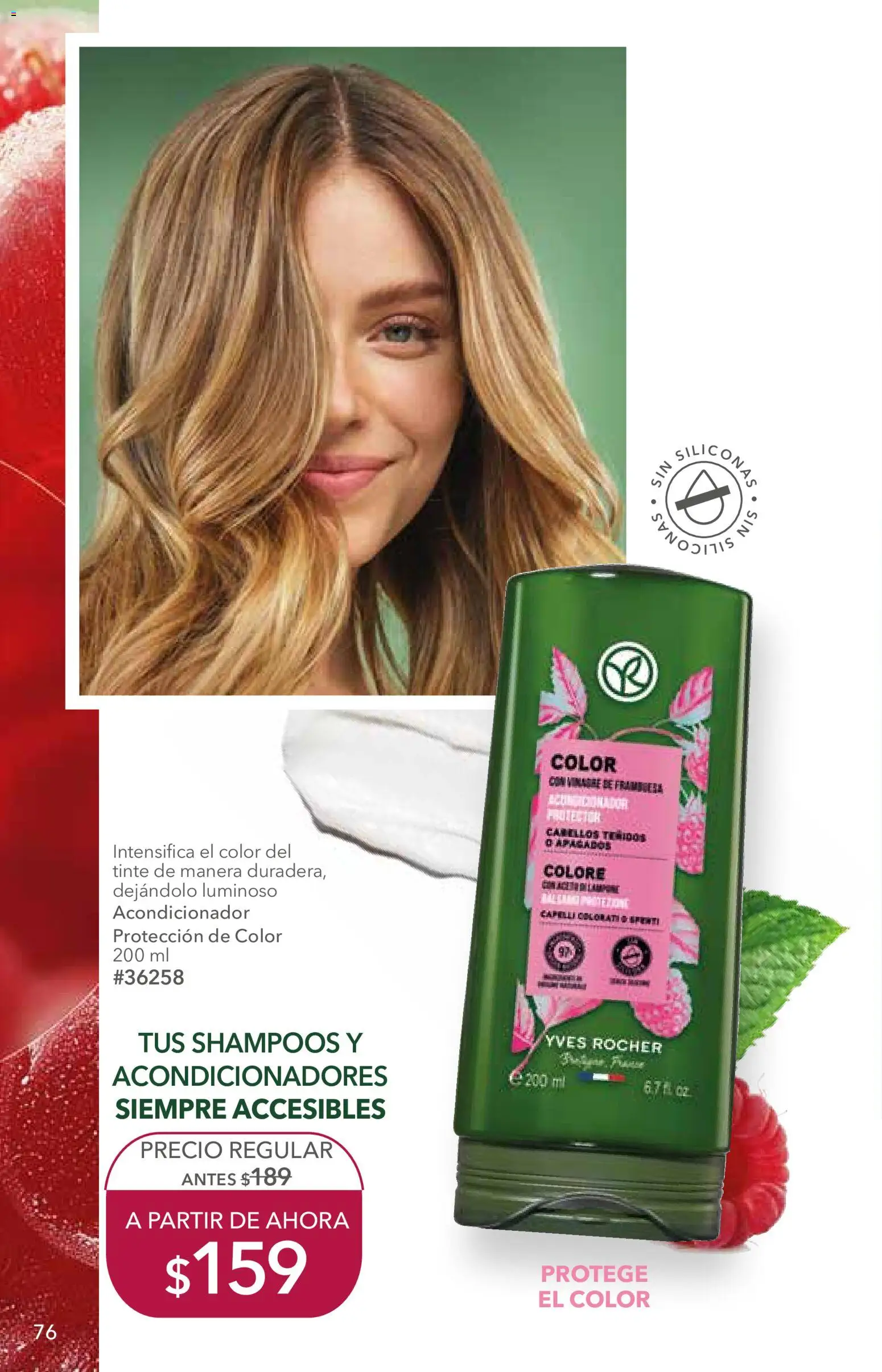 Nuevas ofertas de Yves Rocher válidas en toda la República Mexicana desde el 25/08/2026. ¡Encuentra las mejores ofertas en Yves Rocher campaña 12 2026! | Página: 78 | Productos: Vinagre, Acondicionador