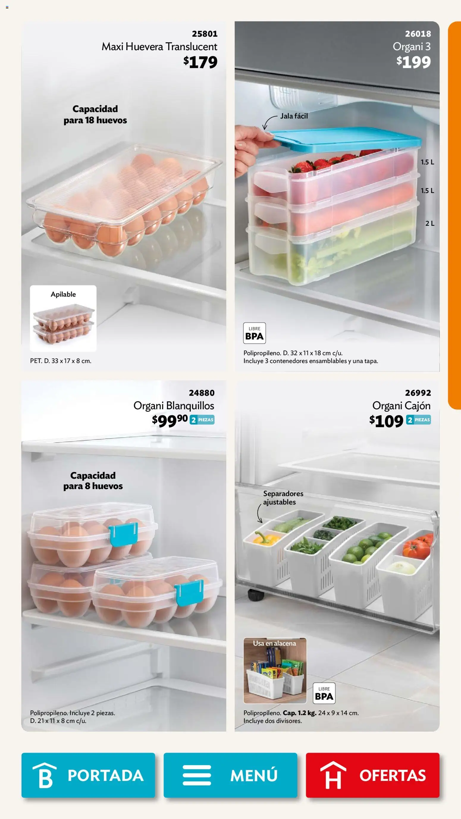 Nuevas ofertas de Betterware válidas en toda la República Mexicana desde el 02/11/2026. ¡Encuentra las mejores ofertas en Betterware campaña 11 2026! | Página: 57