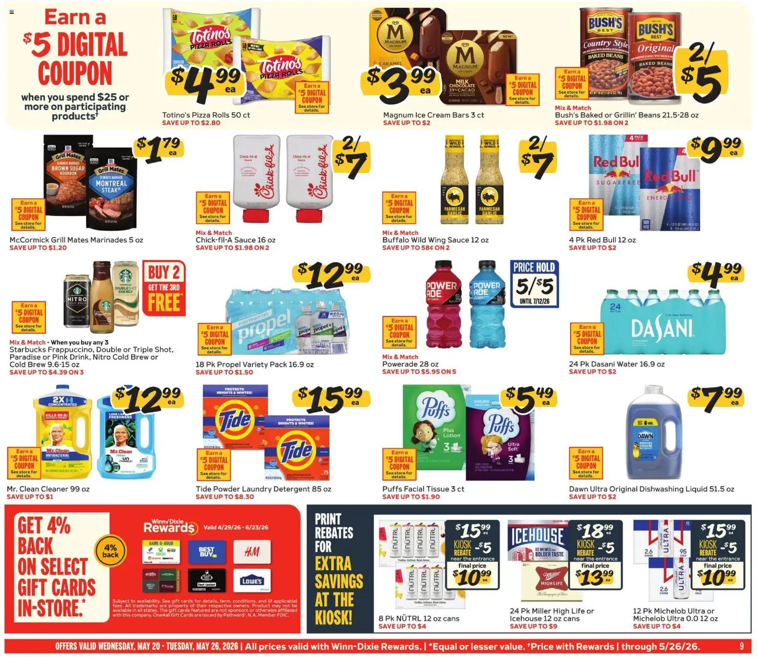 Winn Dixie Weekly Ad - valid from 20.05.2026 | Page: 9