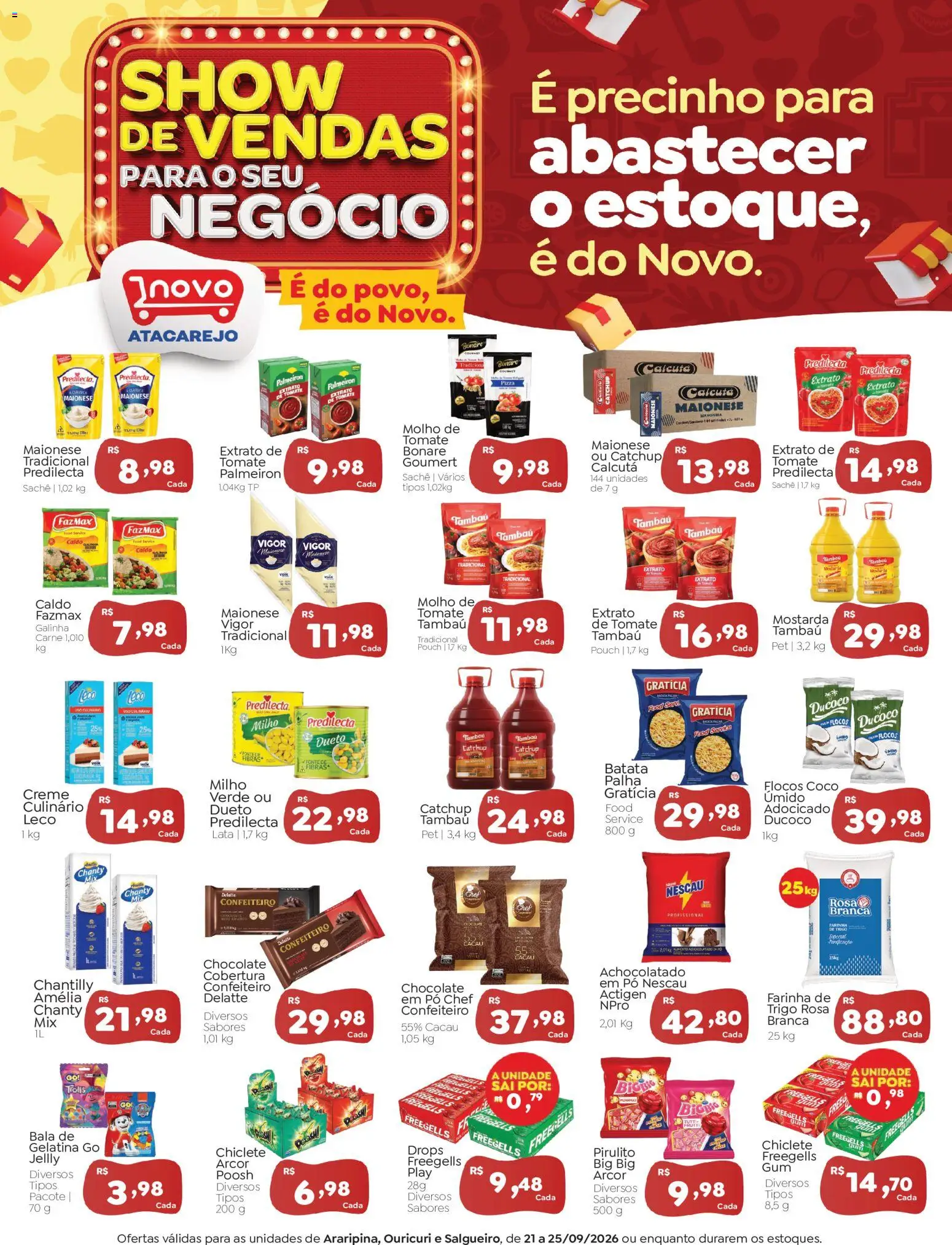 Novo Atacarejo Segunda-feira 21 Setembro Ofertas Top