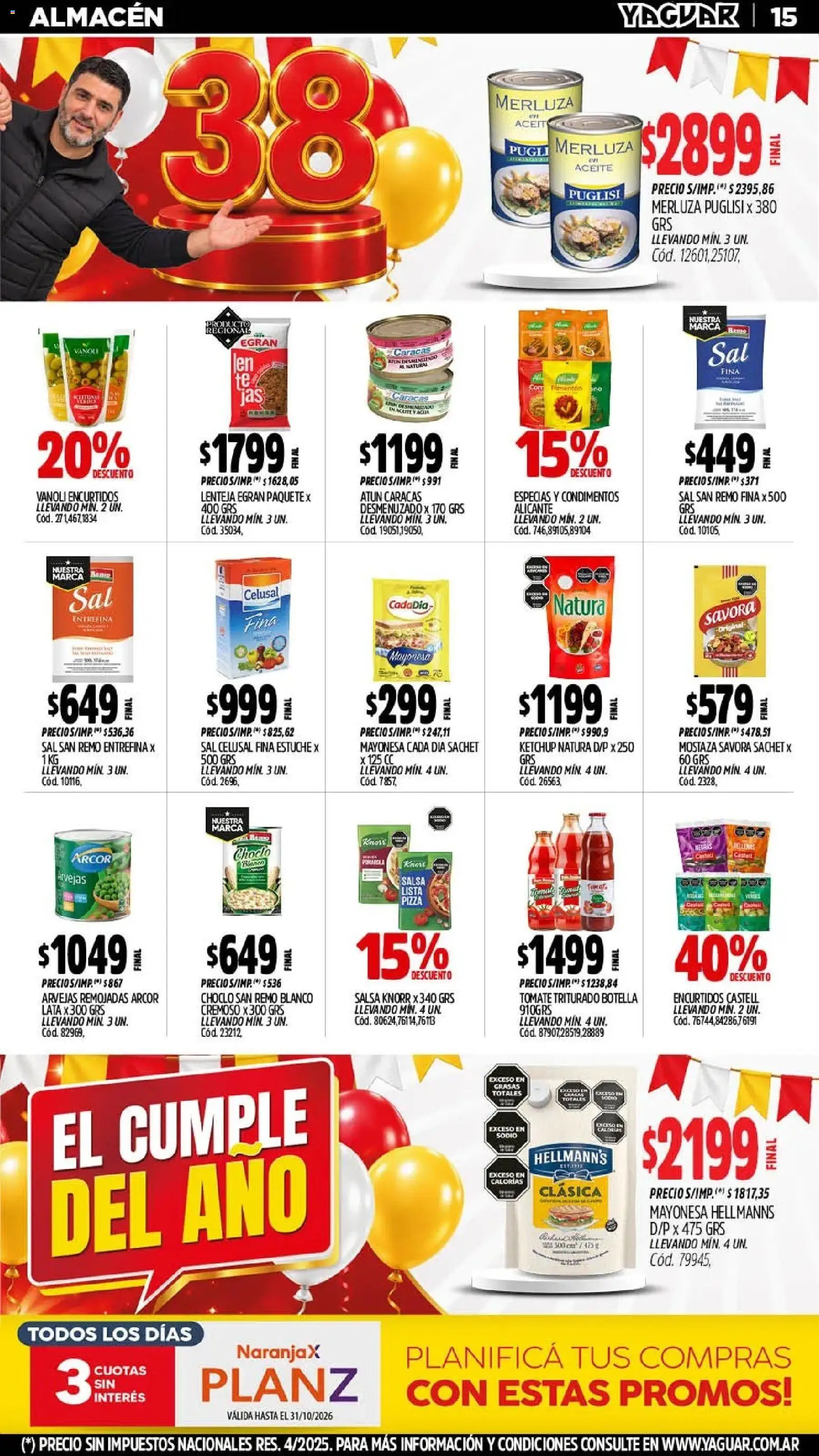 Yaguar - Oferta Semanal Córdoba │ válido desde el 05/10/2026 | Página: 13