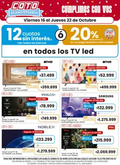 Vista previa Coto - Electro Motivo TV válido desde el 16/10/2026