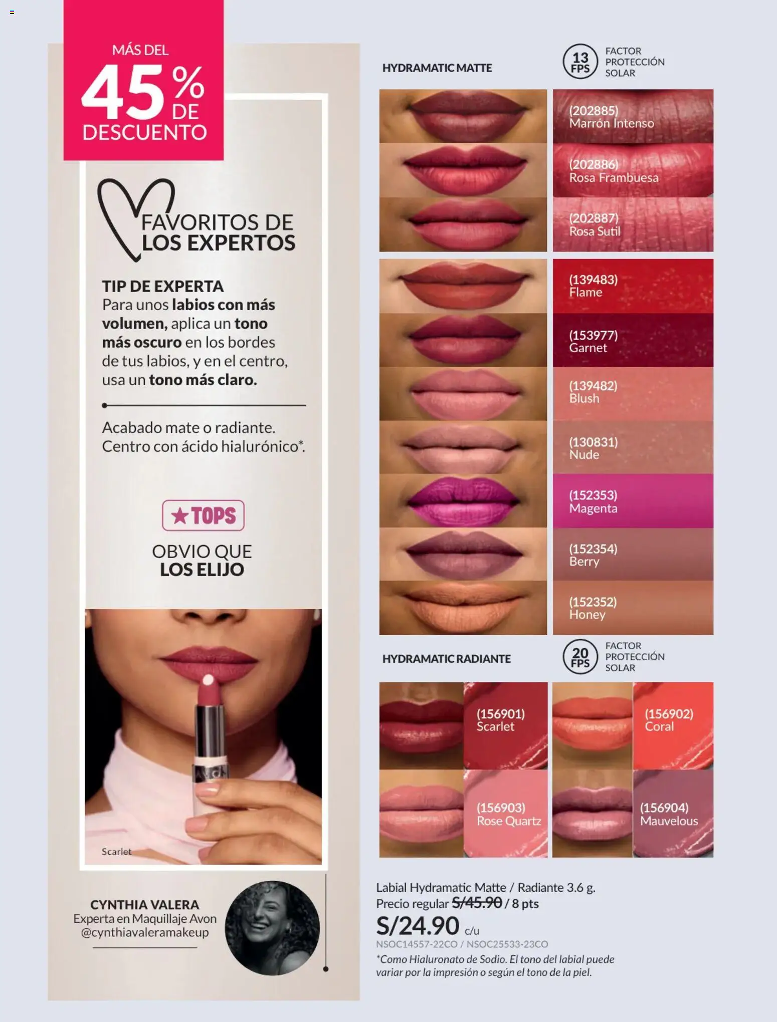 Catálogo Avon válido desde 17.06.2026 | Página: 26 | Productos: Maquillaje