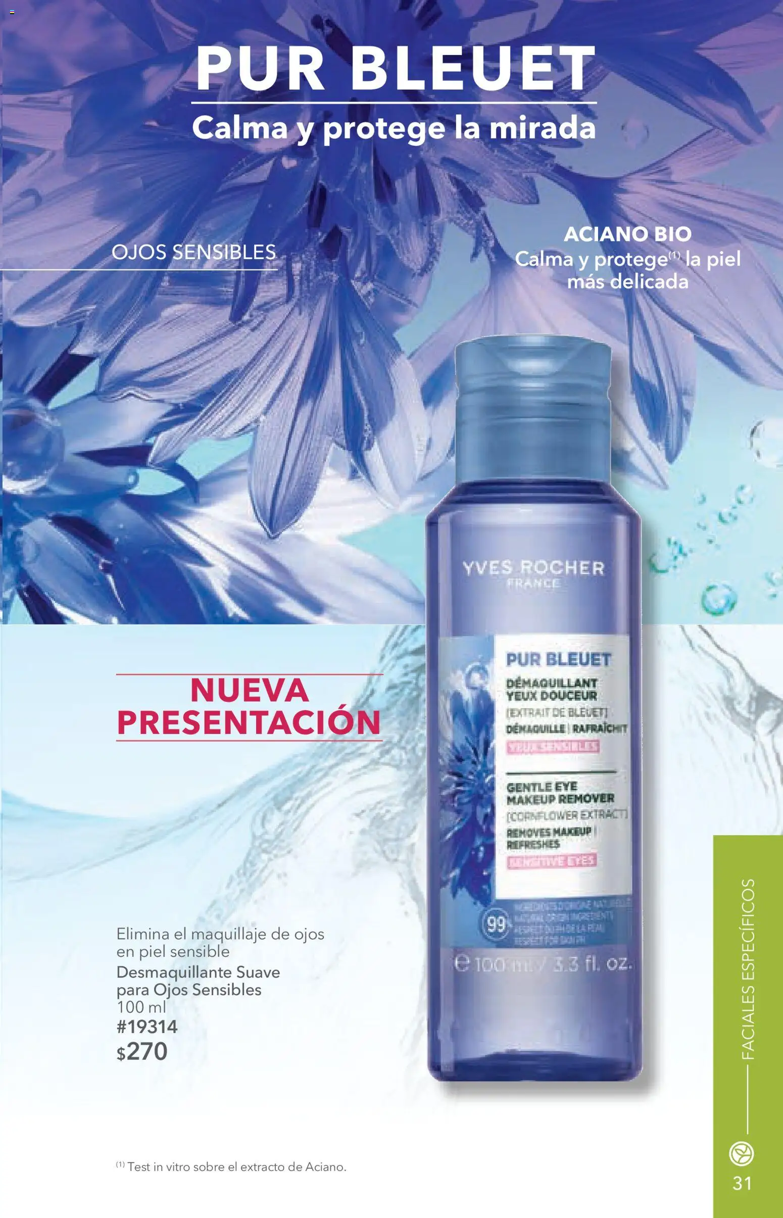 Nuevas ofertas de Yves Rocher válidas en toda la República Mexicana desde el 14/07/2026. ¡Encuentra las mejores ofertas en Yves Rocher campaña 10 2026! | Página: 31 | Productos: Desmaquillante, Maquillaje, Sobre