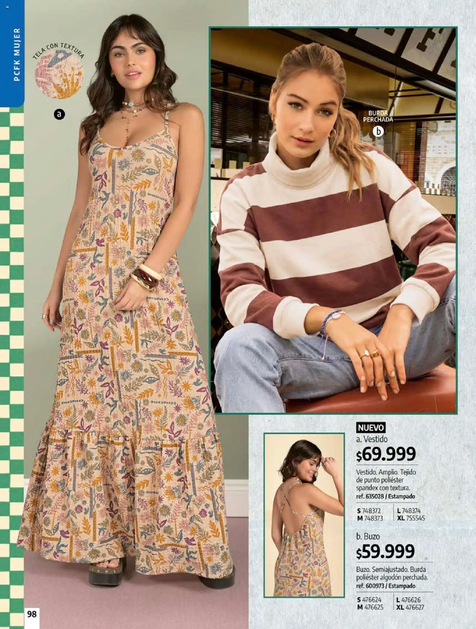 Pacifika revista - valida desde el 18/09/2026 | Página: 98 | Productos: Algodón, Buzo, Vestido
