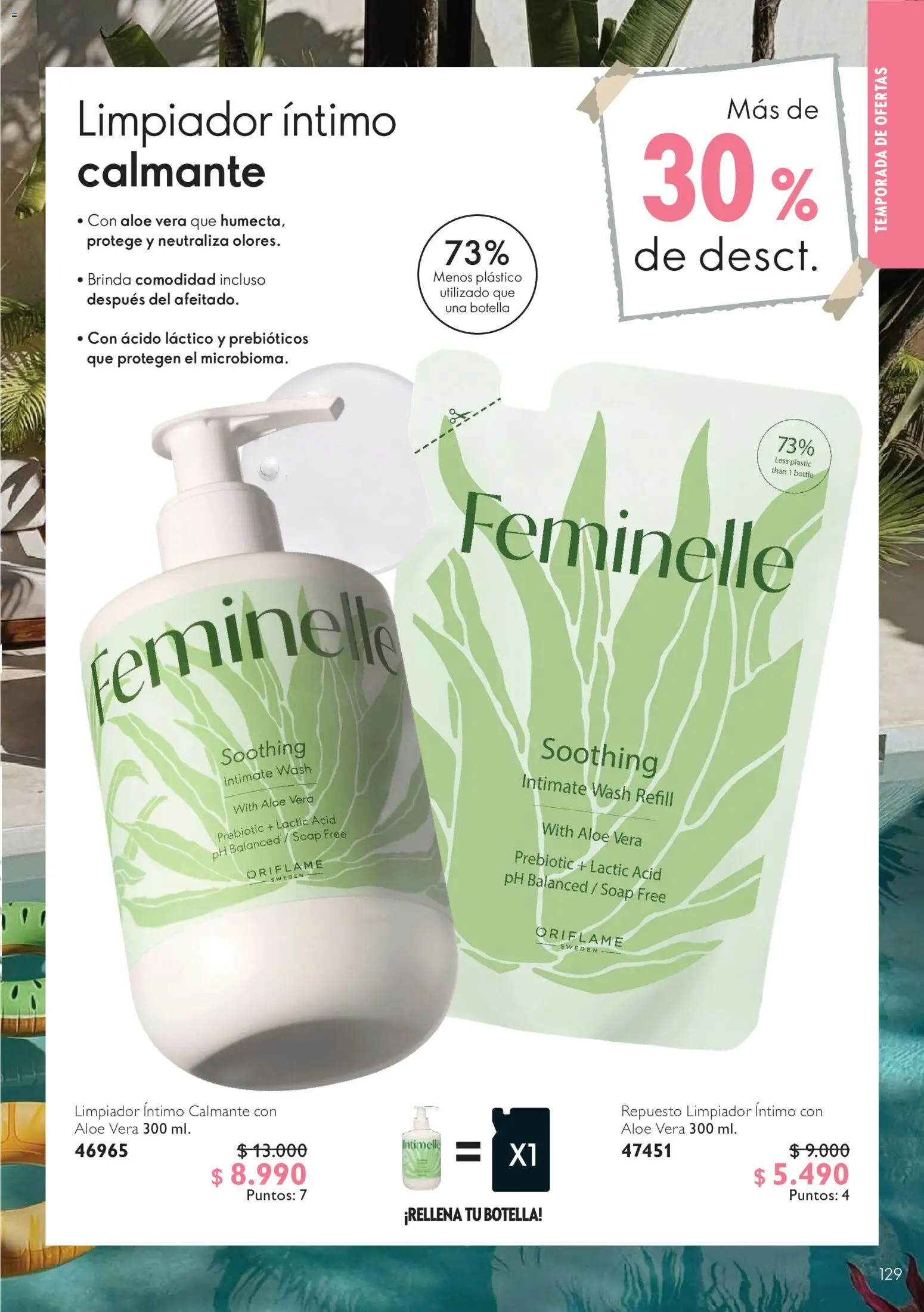 Oriflame Ofertas │ válido desde el 10.07.2026 | Página: 129 | Productos: Limpiador, Botella