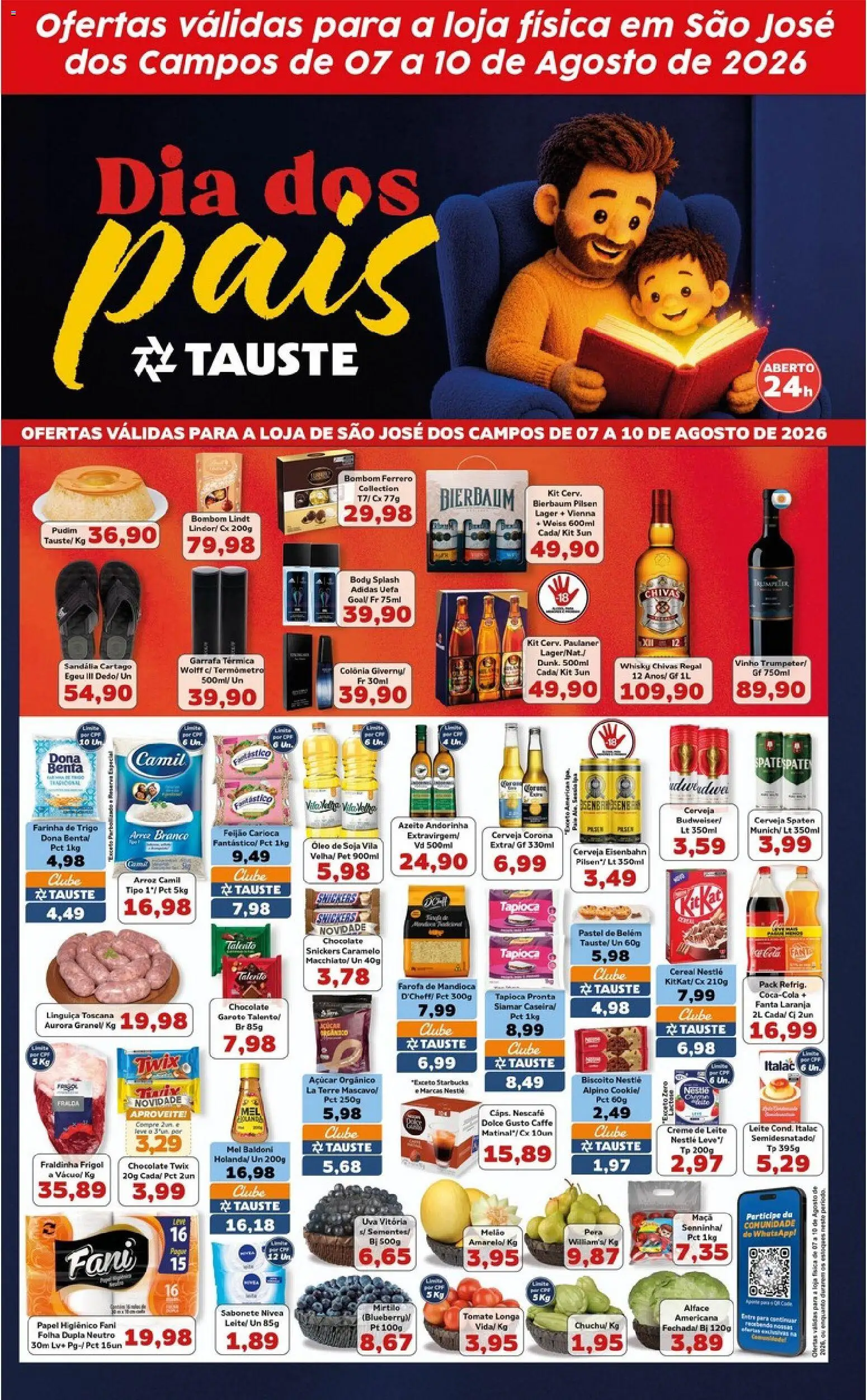 Tauste Folheto - válido de 07/08/2026 | Página: 2 | Produtos: Eisenbahn, Leite, Óleo, Body