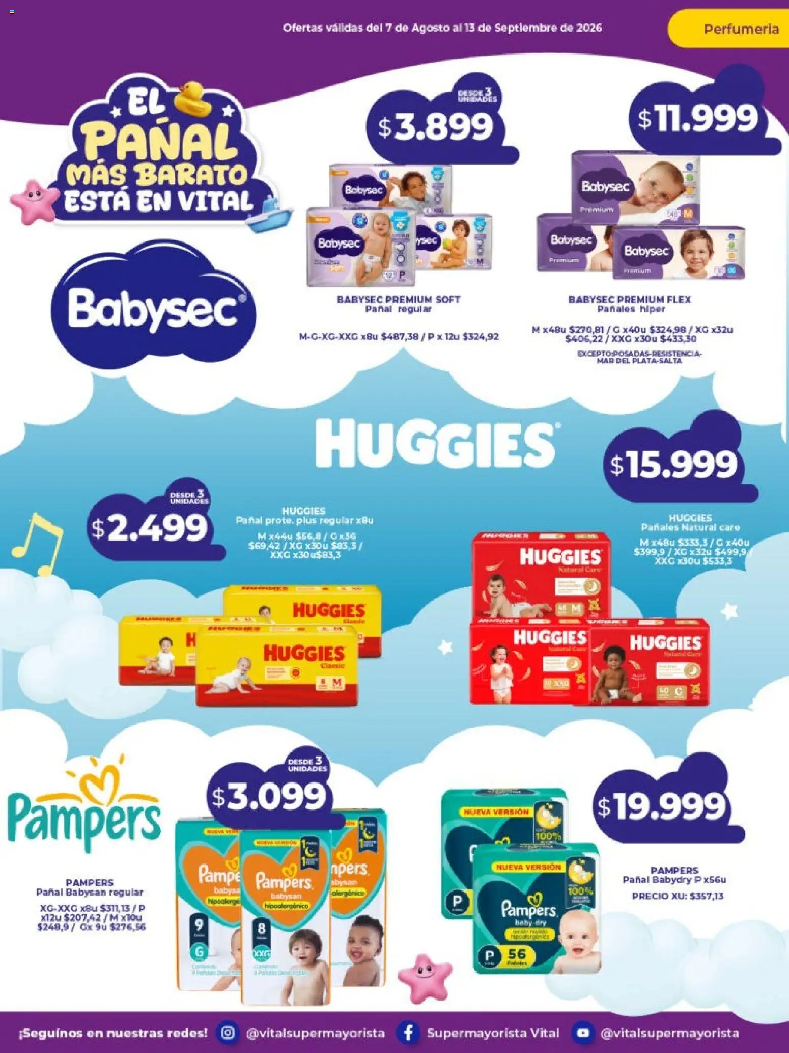 Vital - Ofertas │ válido desde el 07/09/2026 | Página: 7 | Productos: Pañales