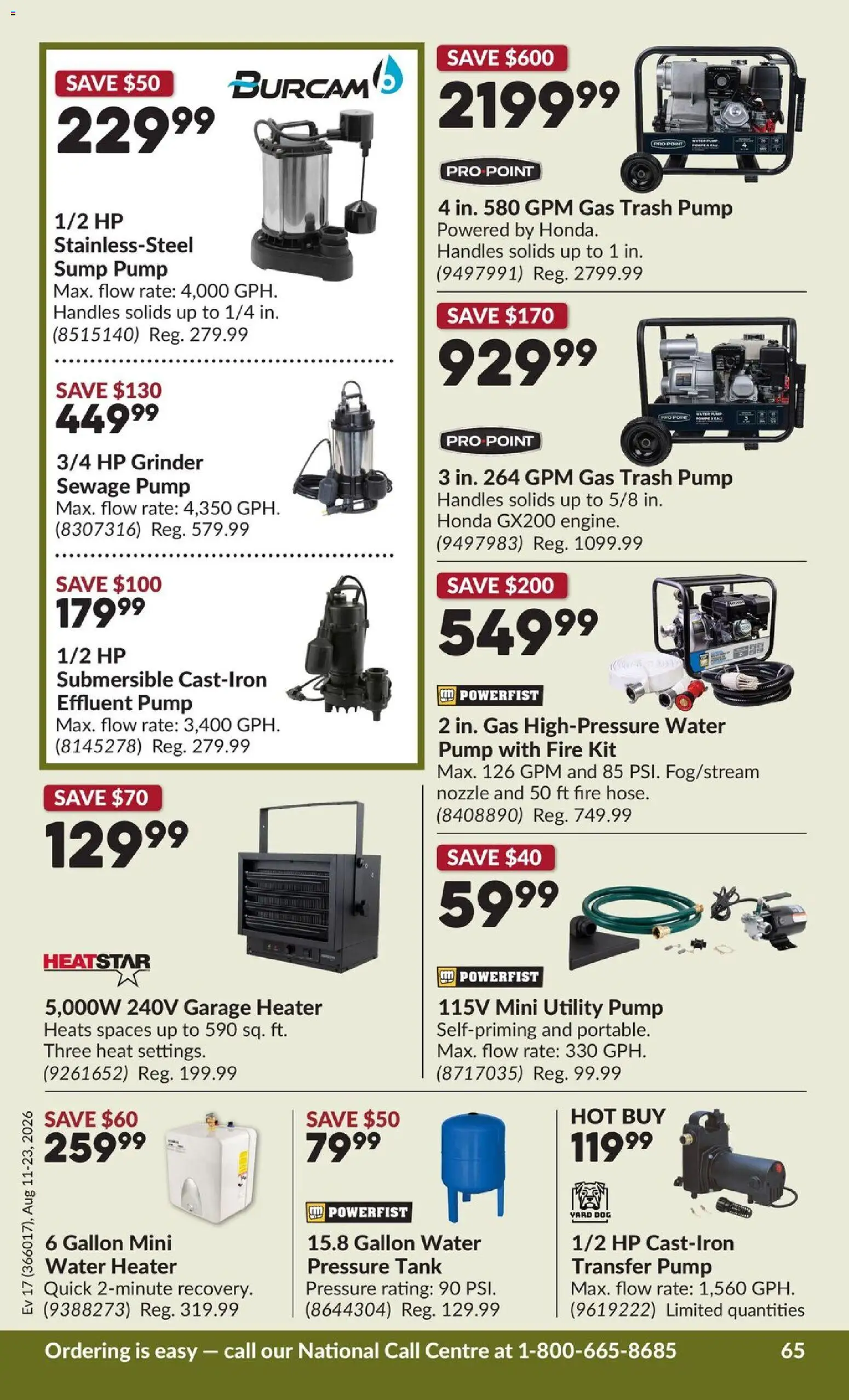 Princess Auto flyer valid from Aug 11, 2026 | Page: 72 | Products: Grinder