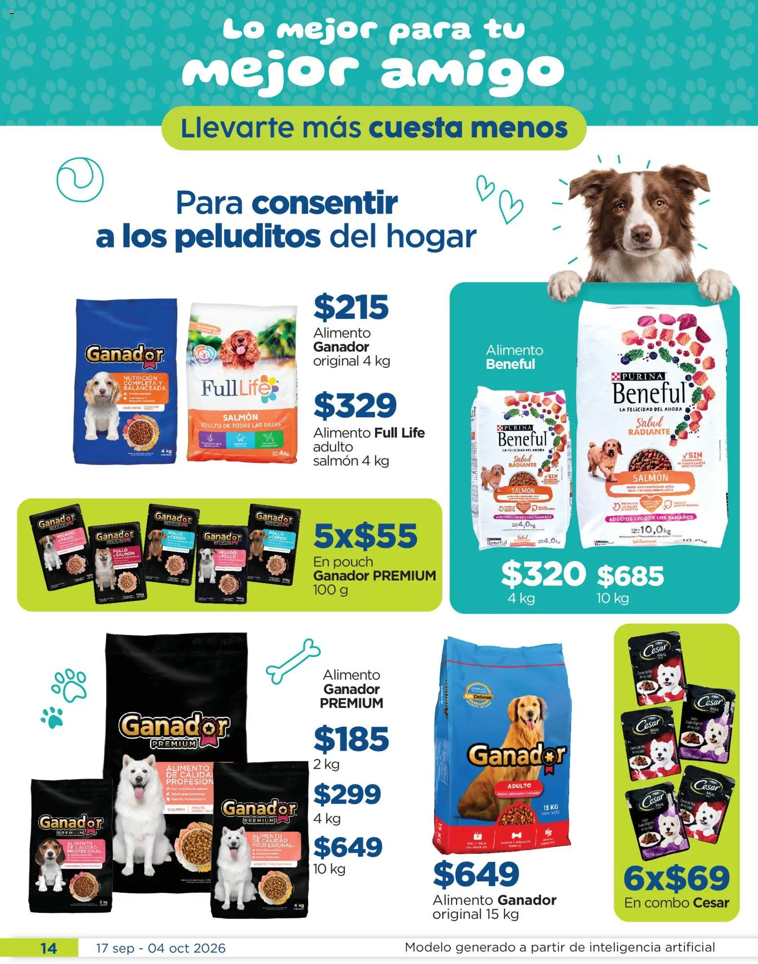 Nuevas ofertas de Chedraui válidas en toda la República Mexicana desde el 17/09/2026. ¡Encuentra las mejores ofertas en Chedraui folleto! | Página: 14 | Productos: Hígado, Pavo, Carne, Carne de res