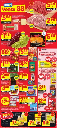 Preview of Maxi weekly flyer / circulaire from shop Maxi valid from Oct 22, 2026