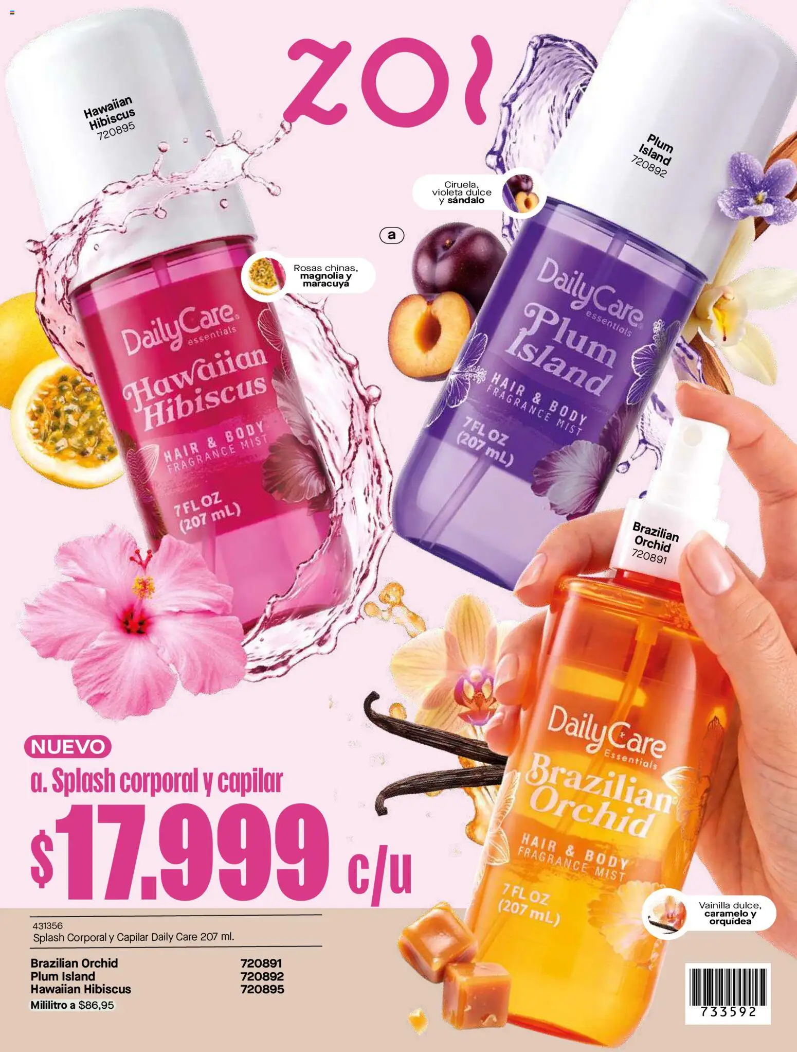 Carmel revista - valida desde el 01/10/2026 | Página: 160 | Productos: Body, Maracuyá, Orquídea, Vainilla