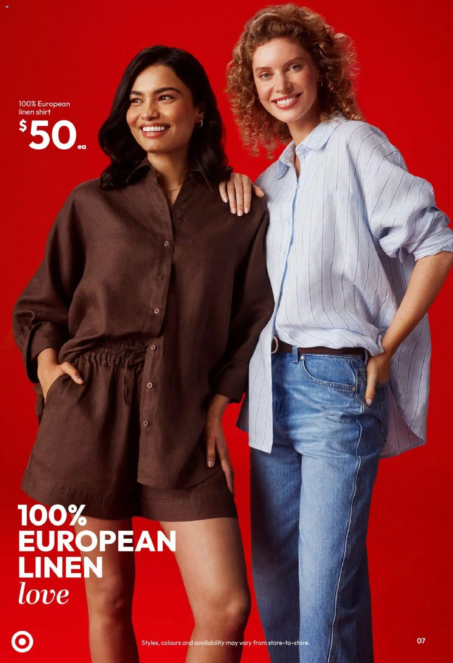 Target catalogue - valid from 31/08/2026 | Page: 7 | Products: Linen, Shirt