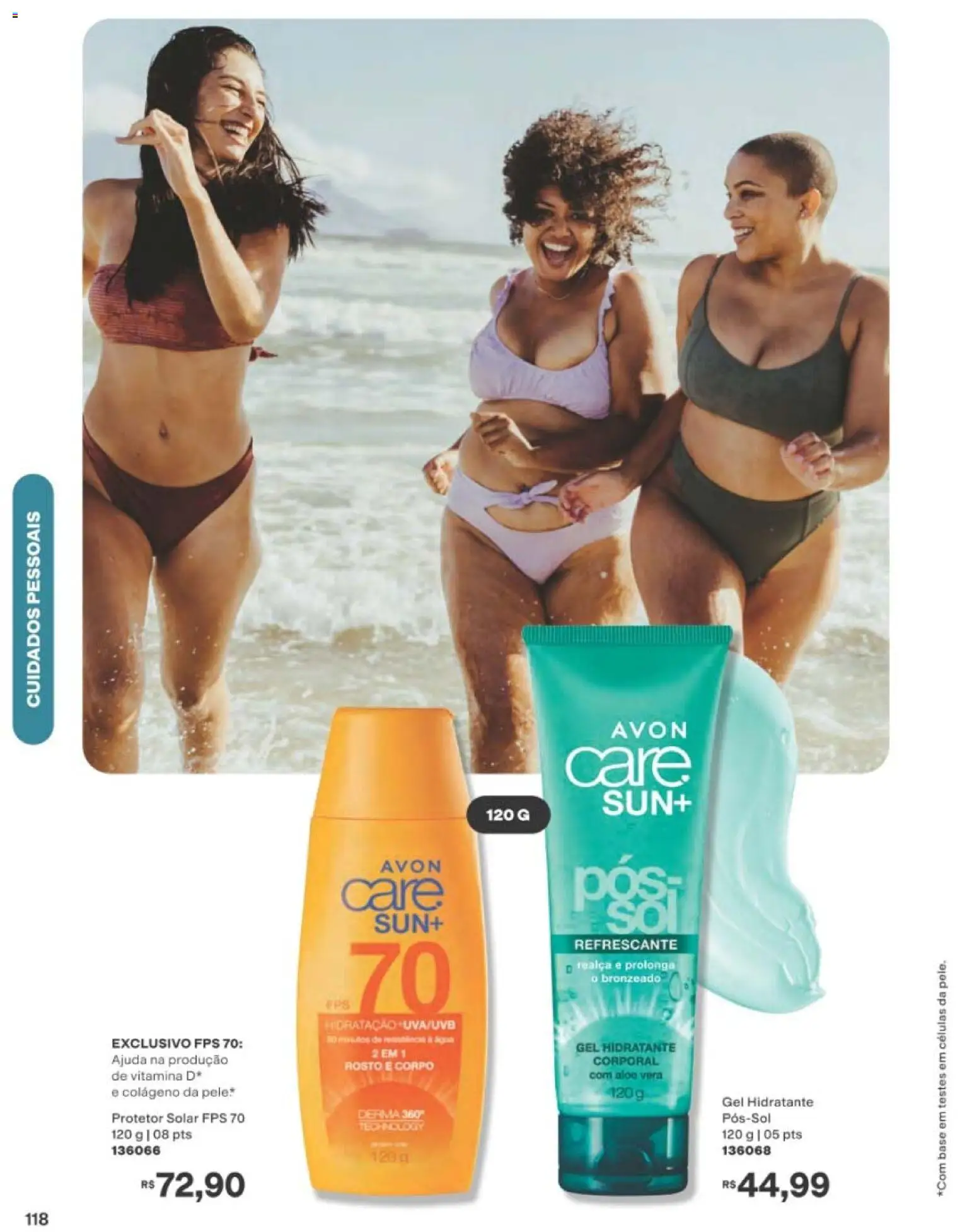 Avon Folheto - válido de 01/09/2026 | Página: 118 | Produtos: Colágeno, Aloe Vera, Protetor solar, Base