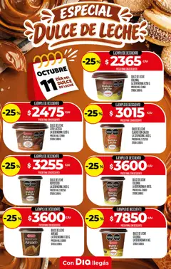 Vista previa Supermercado DIA - Especial Dulce de Leche válido desde el 07/10/2026