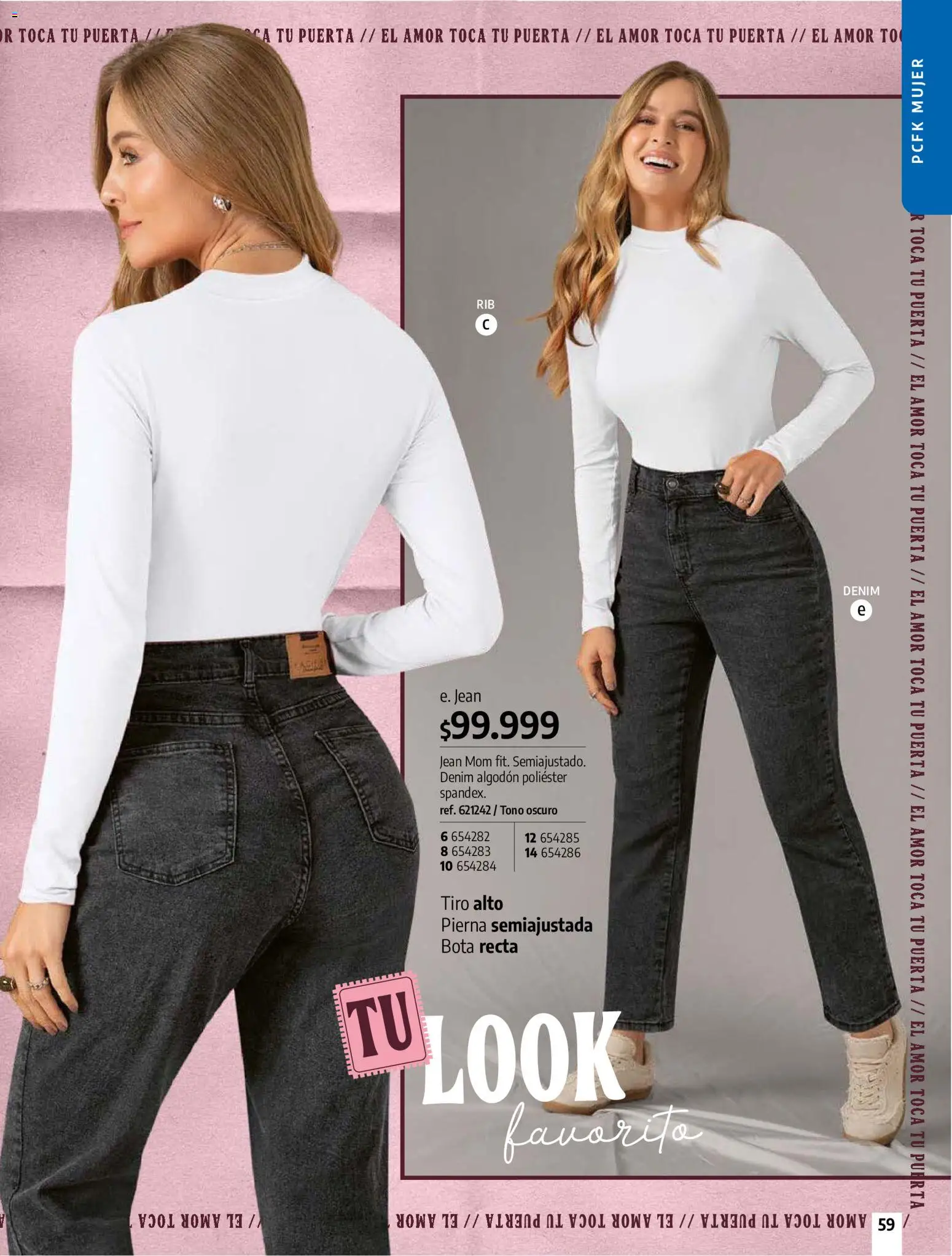 Pacifika revista - valida desde el 21/07/2026 | Página: 58 | Productos: Algodón, Pierna, Jean, Puerta