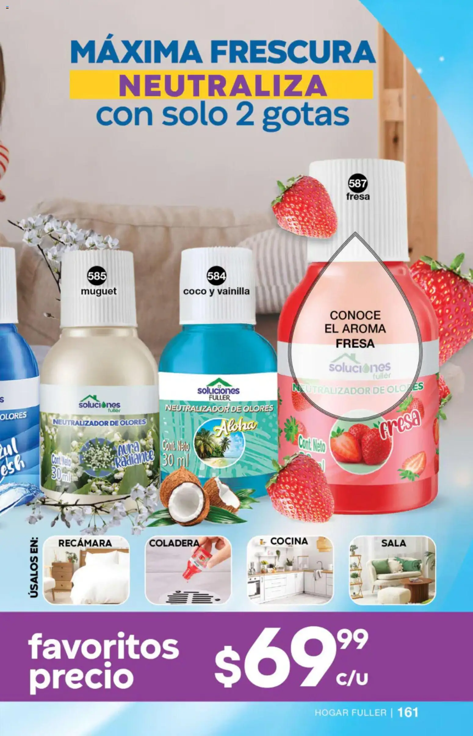 Nuevas ofertas de Fuller válidas en toda la República Mexicana desde el 27/05/2026. ¡Encuentra las mejores ofertas en Fuller campaña 4 2026! | Página: 161 | Productos: Fresa, Radiante, Cocina