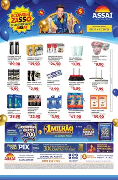 Assaí Atacadista ofertas - SP - Pré-Visualização do folheto da loja Assaí Atacadista, válido de 09/10/2026