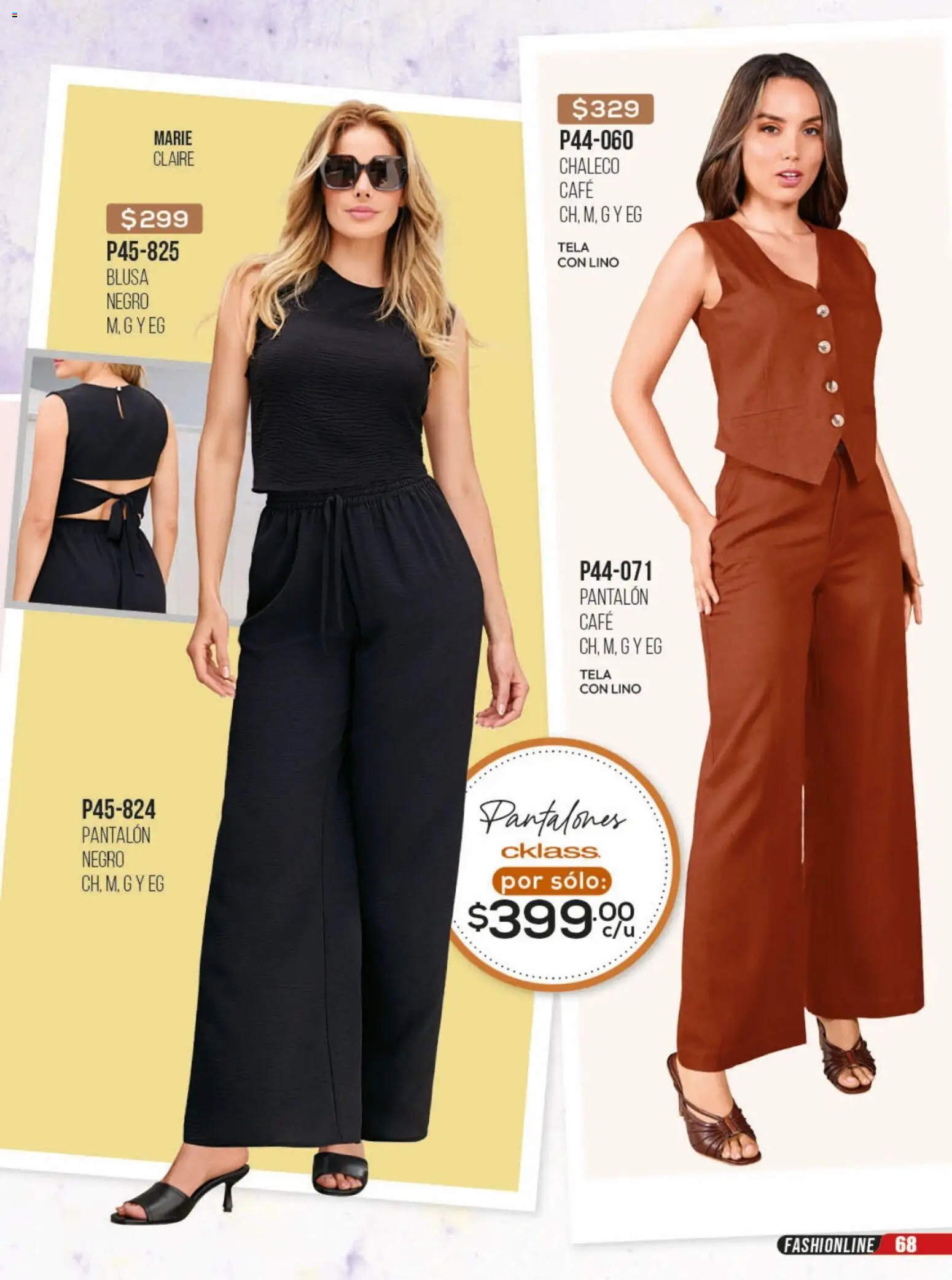 Nuevas ofertas de Cklass válidas en toda la República Mexicana desde el 23/06/2026. ¡Encuentra las mejores ofertas en Cklass catálogo Rebajas sobre rebajas calzado! | Página: 458 | Productos: Blusa, Chaleco, Pantalones, Café