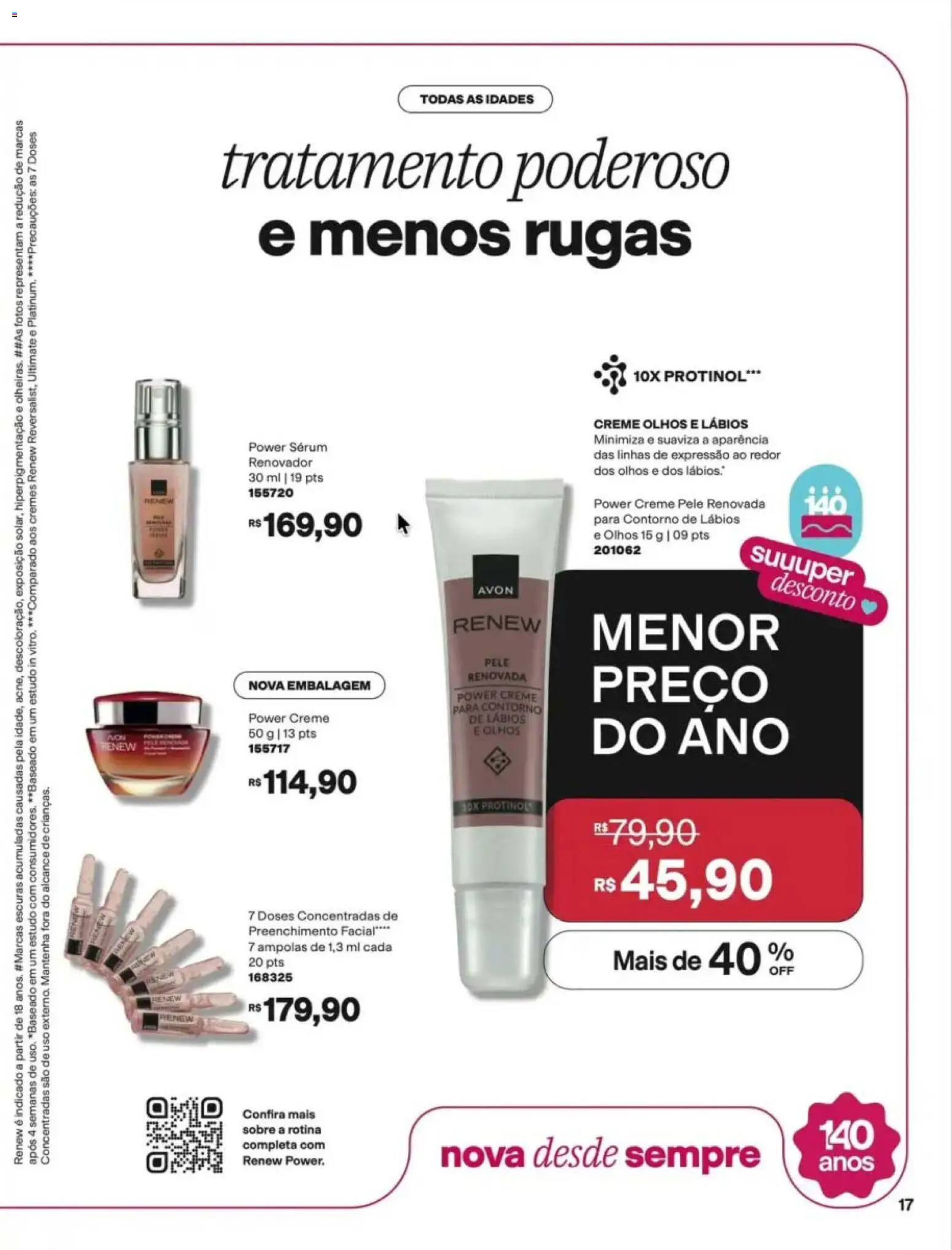 Avon Folheto - válido de 12/10/2026 | Página: 17 | Produtos: Sérum, Creme