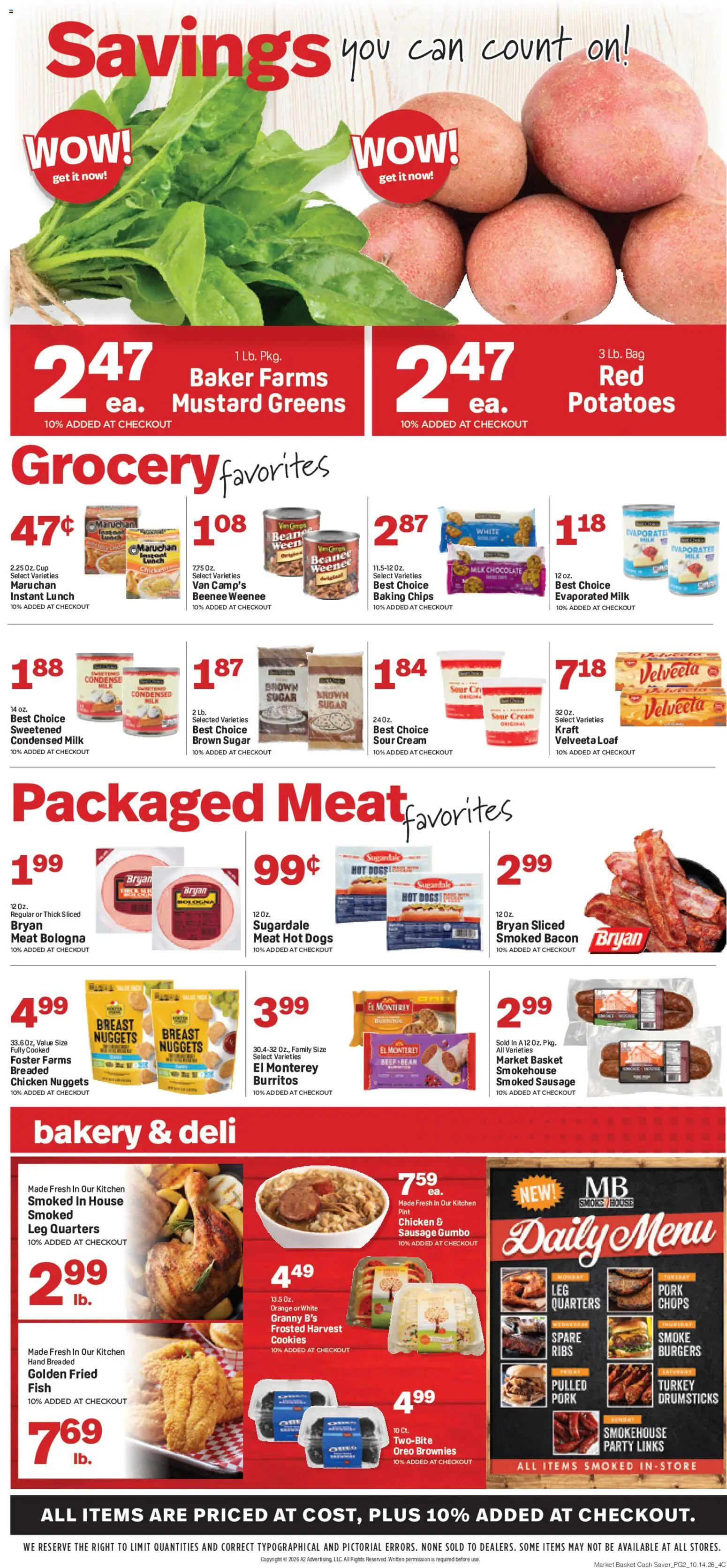 Market Basket Cash Saver Weekly Ad - valid from 10/14/2026 | Page: 2